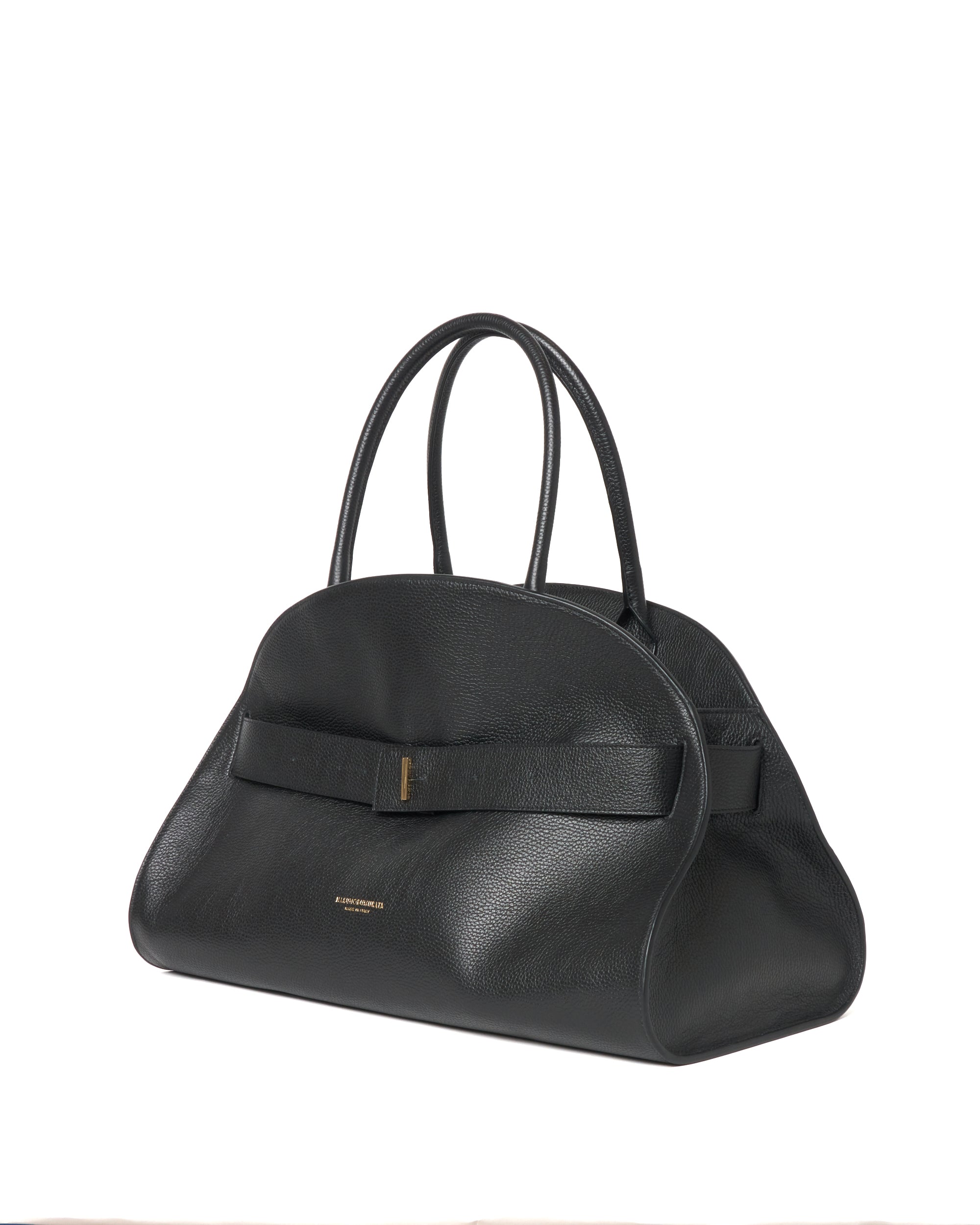 PIADA - GRAIN LEATHER BELTED BOSTON