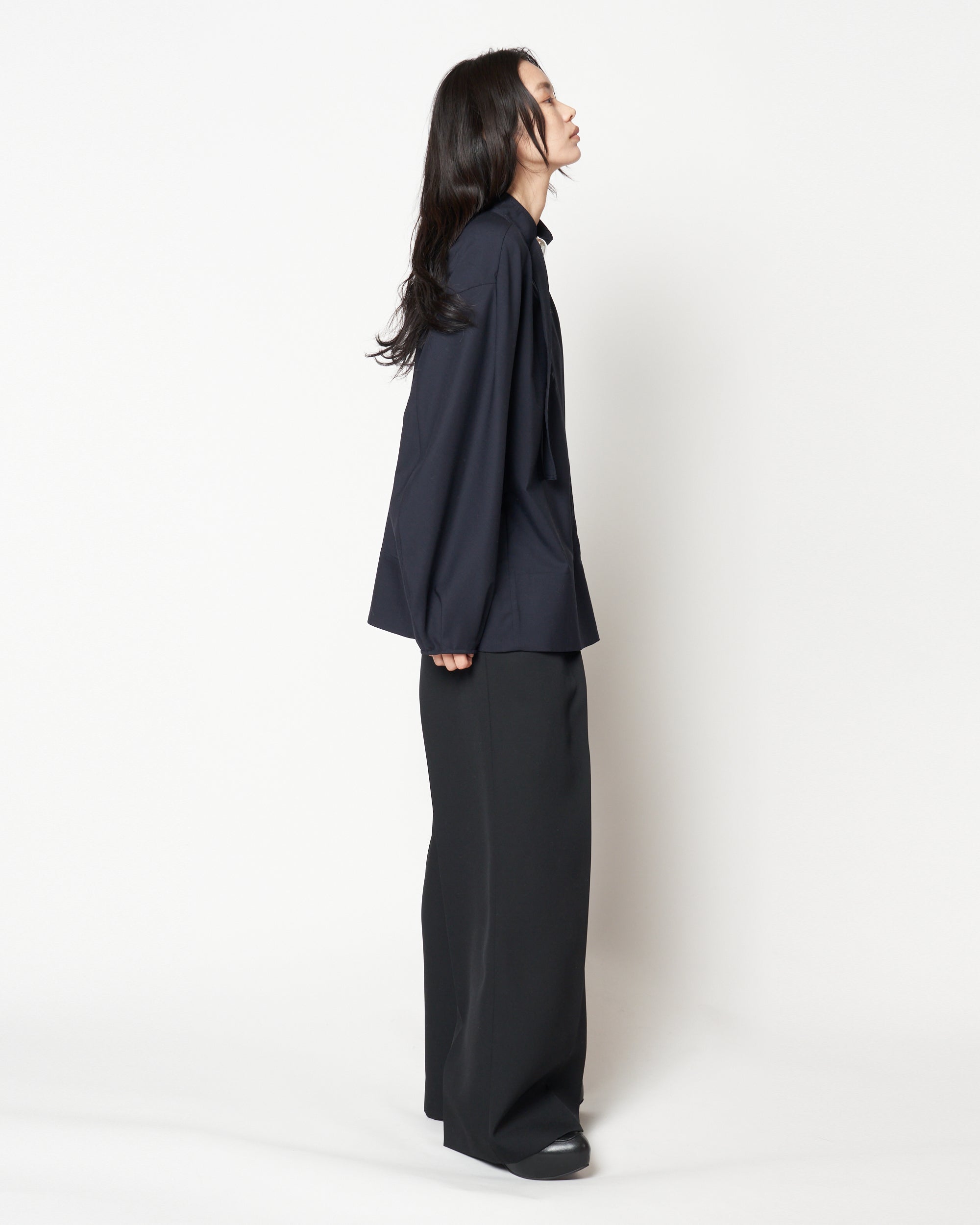 HEPBURN - WOOL BUTTON TOP