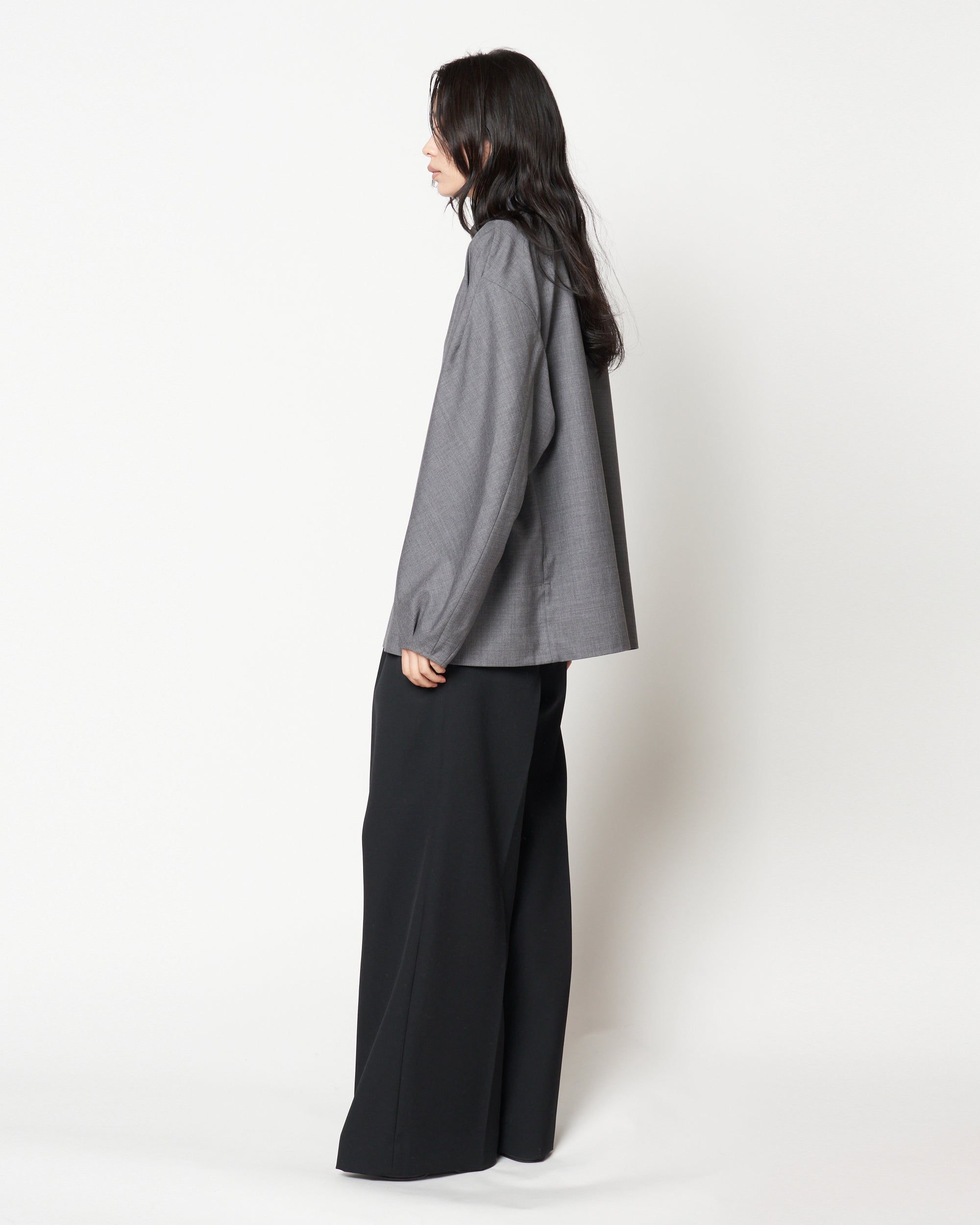 HEPBURN - WOOL BUTTON TOP