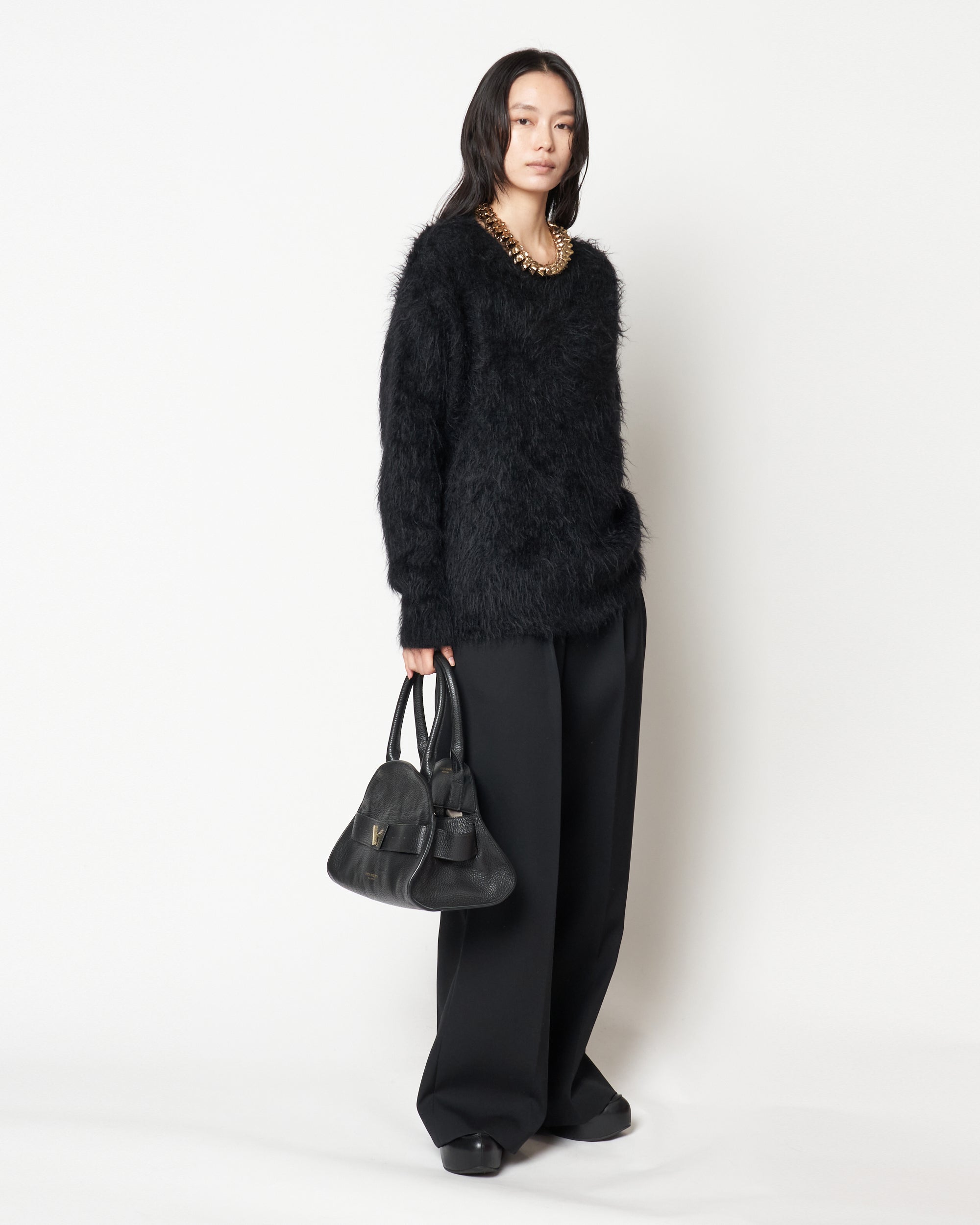 MARSHA - MOHAIR CREW NECK SWEATER