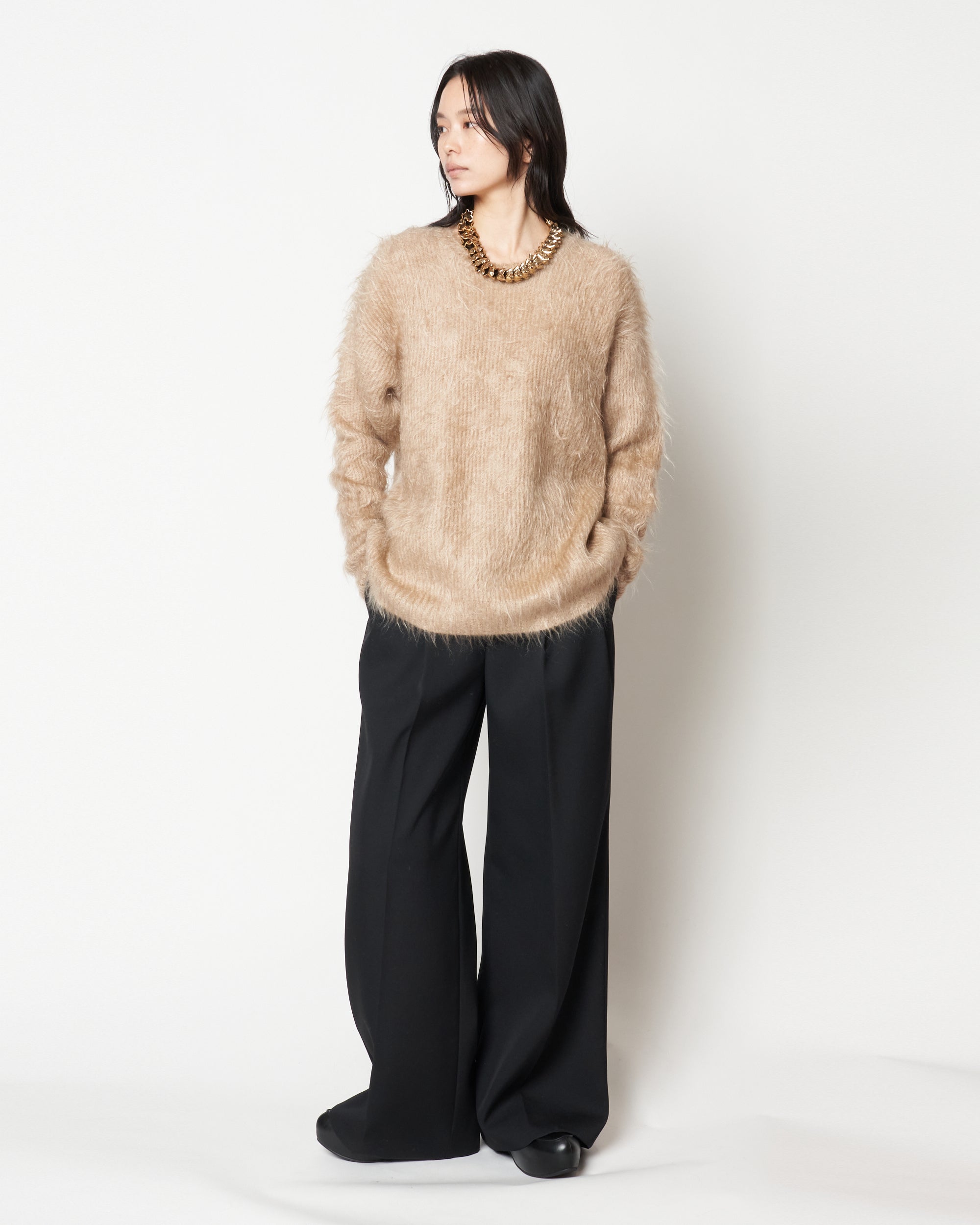 MARSHA - MOHAIR CREW NECK SWEATER