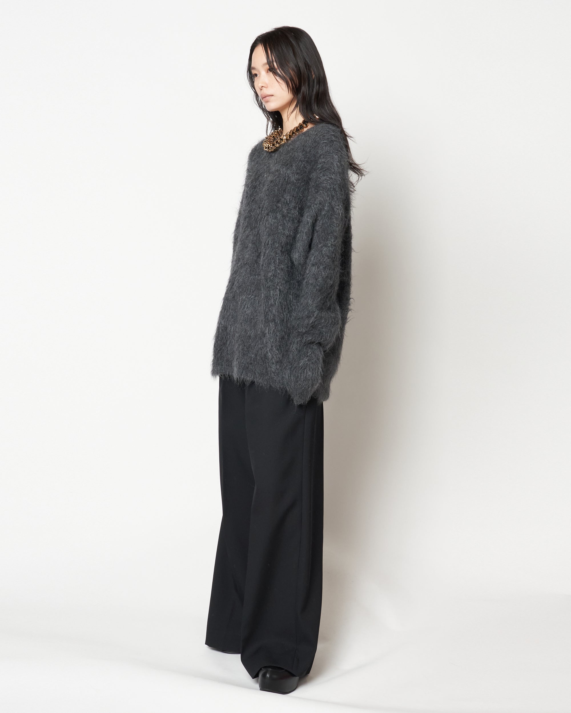 MARSHA - MOHAIR CREW NECK SWEATER