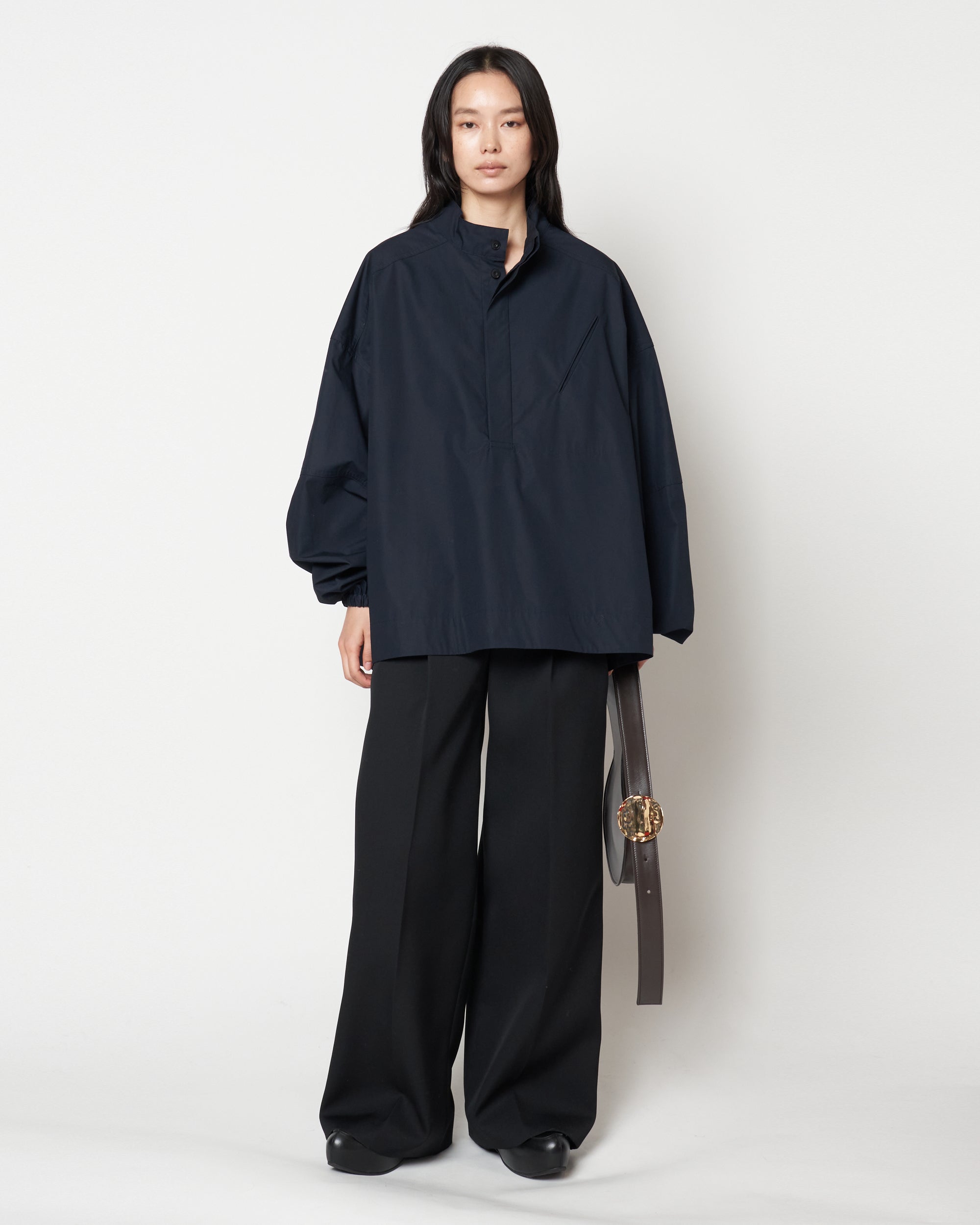 MODESTA - ANORAK COTTON SHIRT