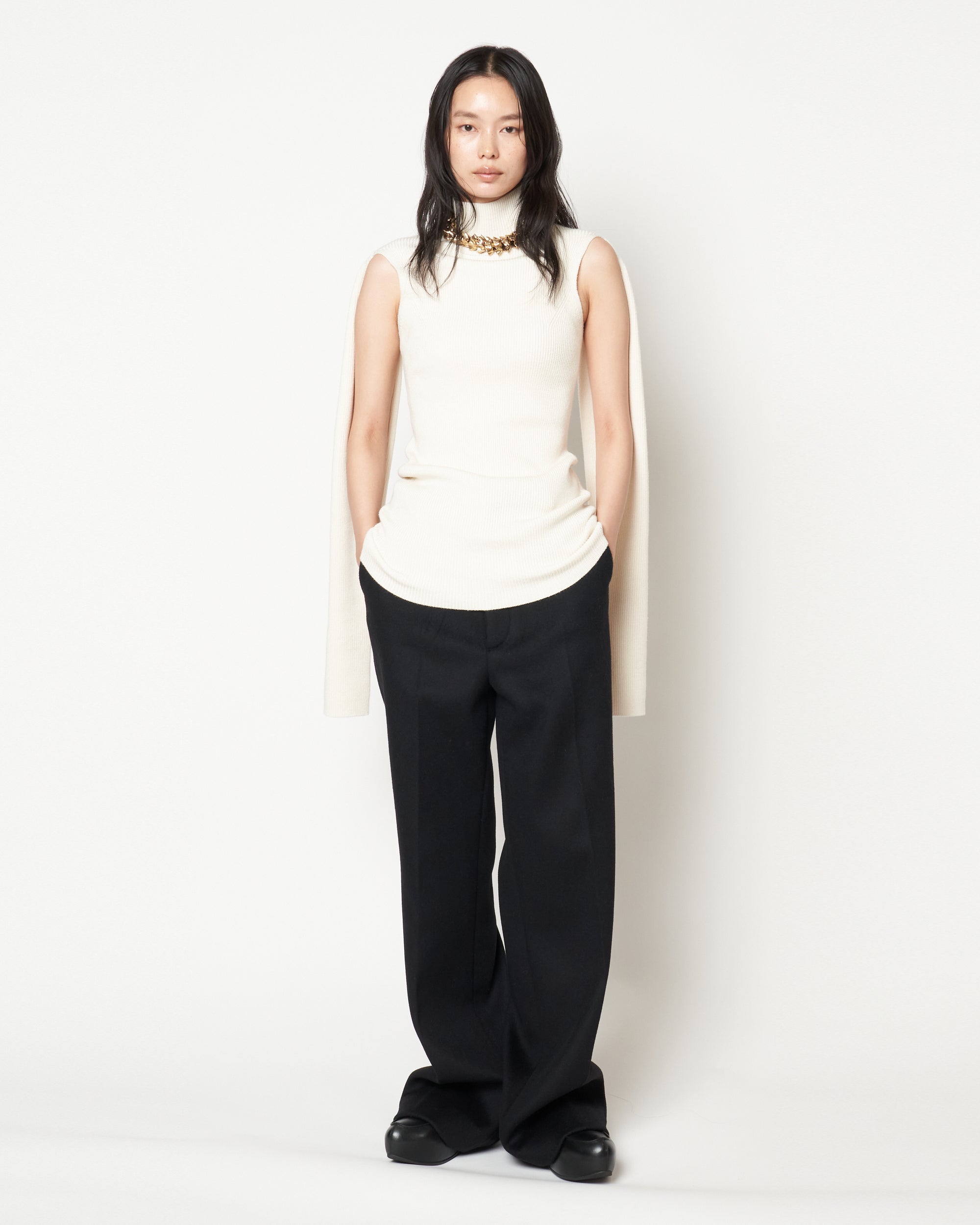 MARA - WOOL RIB MULTI WAY TOP
