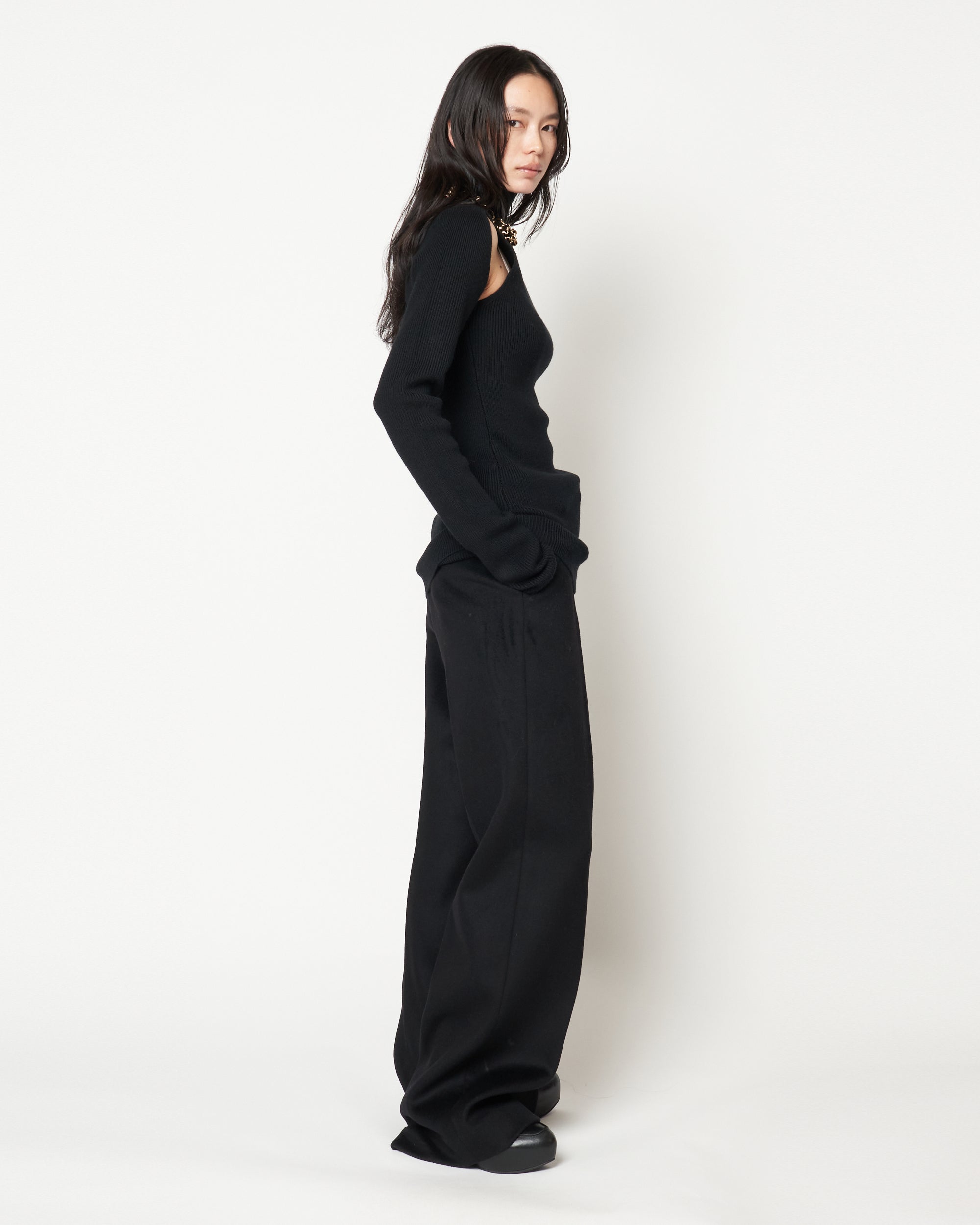 MARA - WOOL RIB MULTI WAY TOP