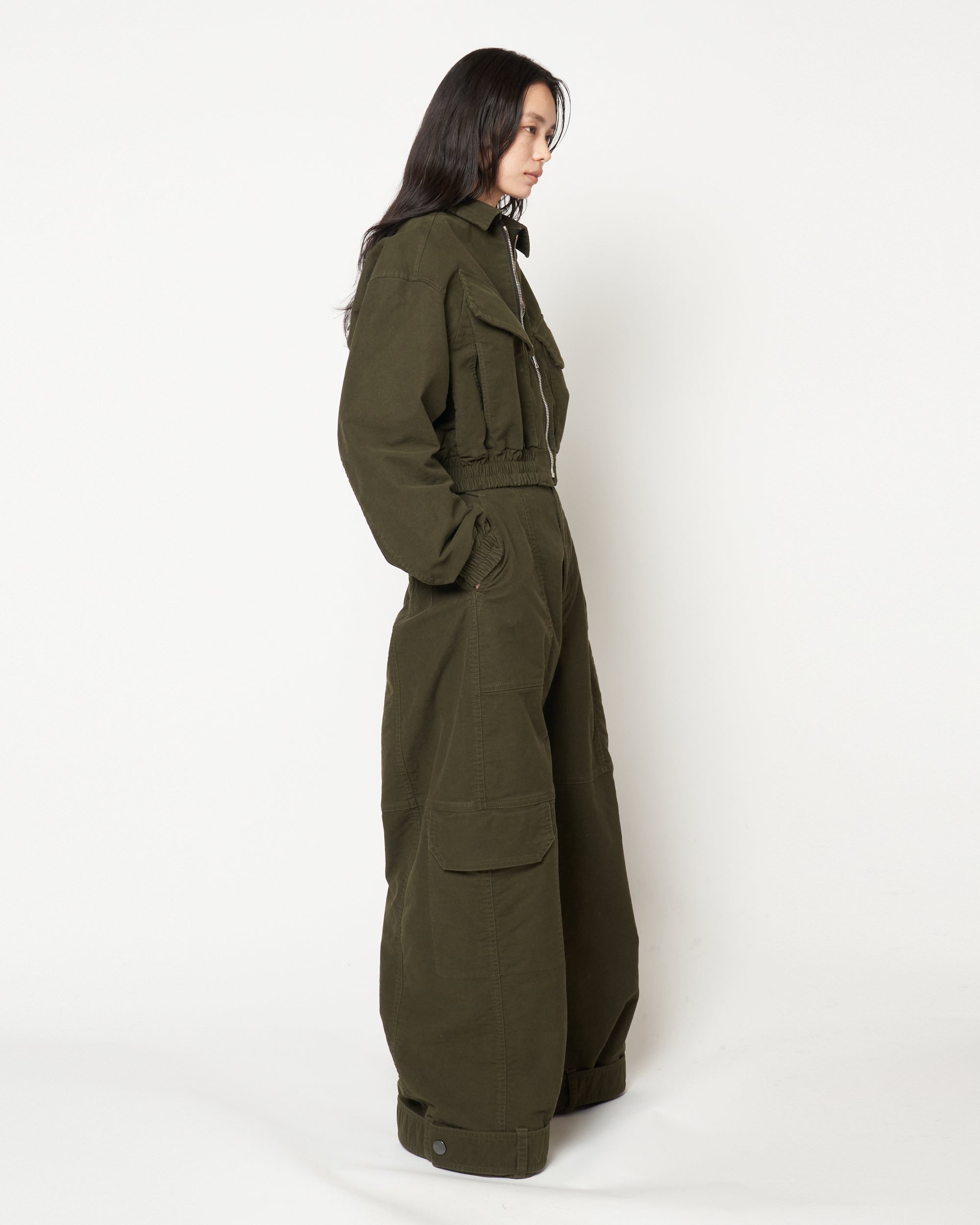 MARIETTA - COTTON OVERSIZE CARGO PANTS