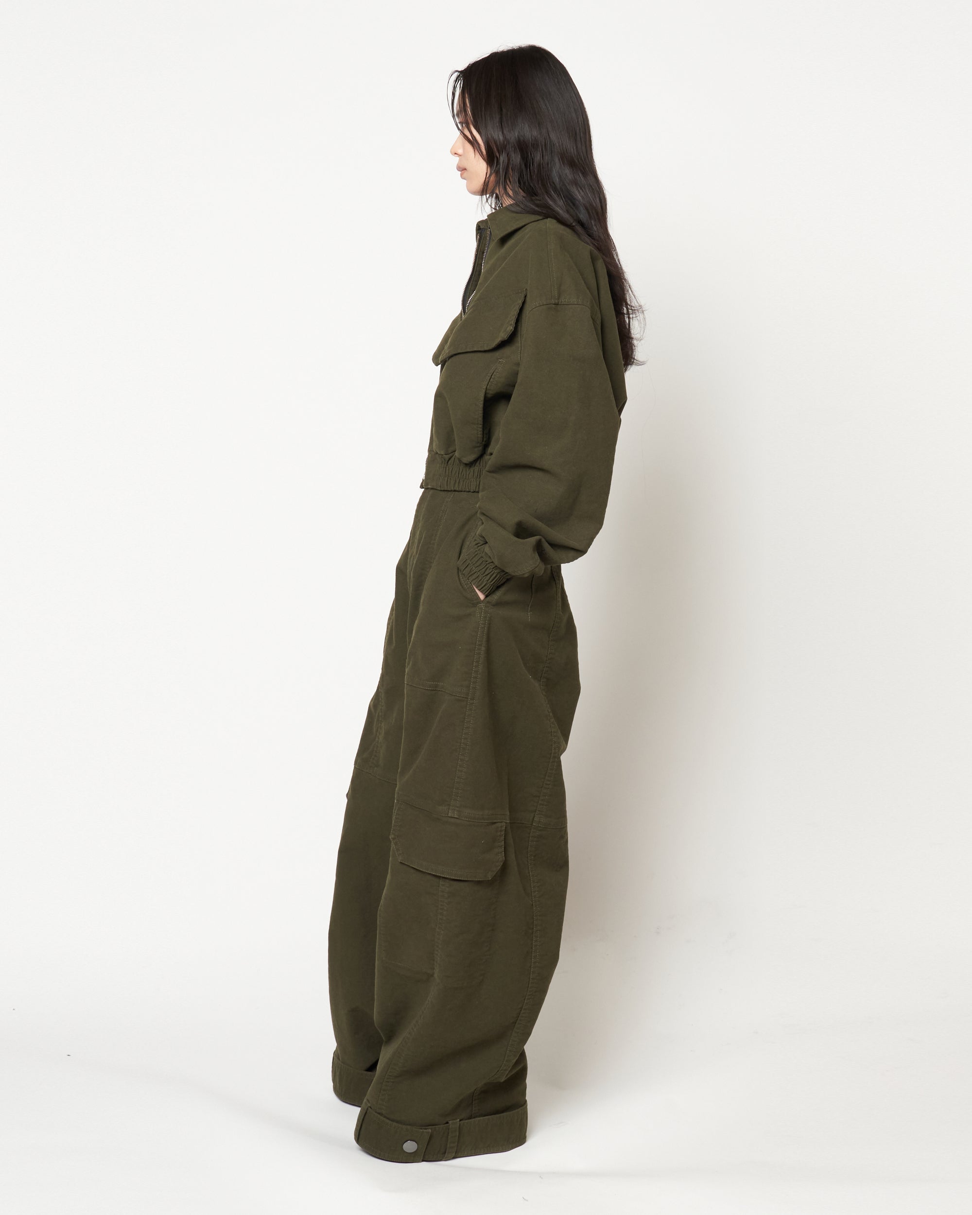 MARIETTA - COTTON OVERSIZE CARGO PANTS