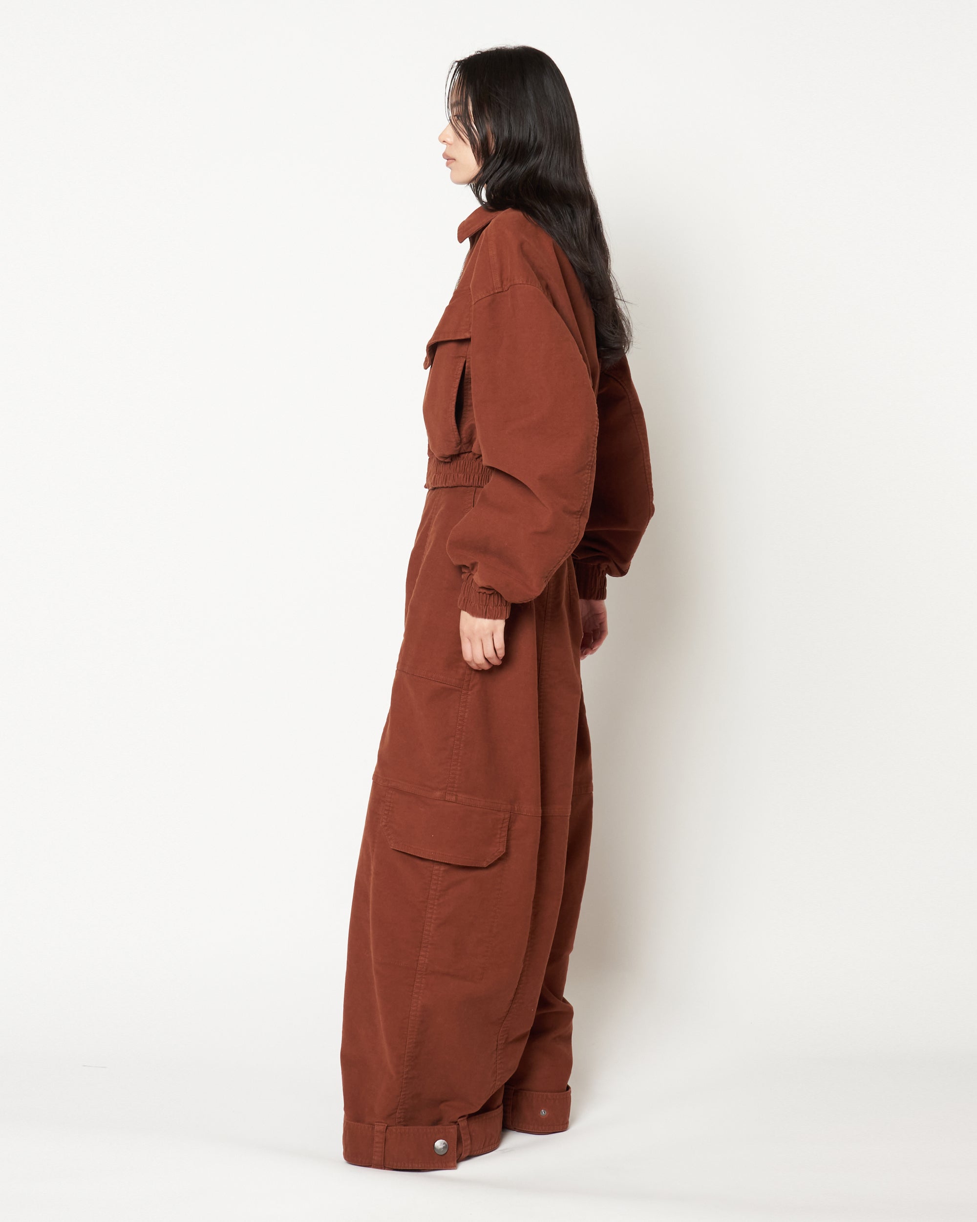 MARIETTA - COTTON OVERSIZE CARGO PANTS