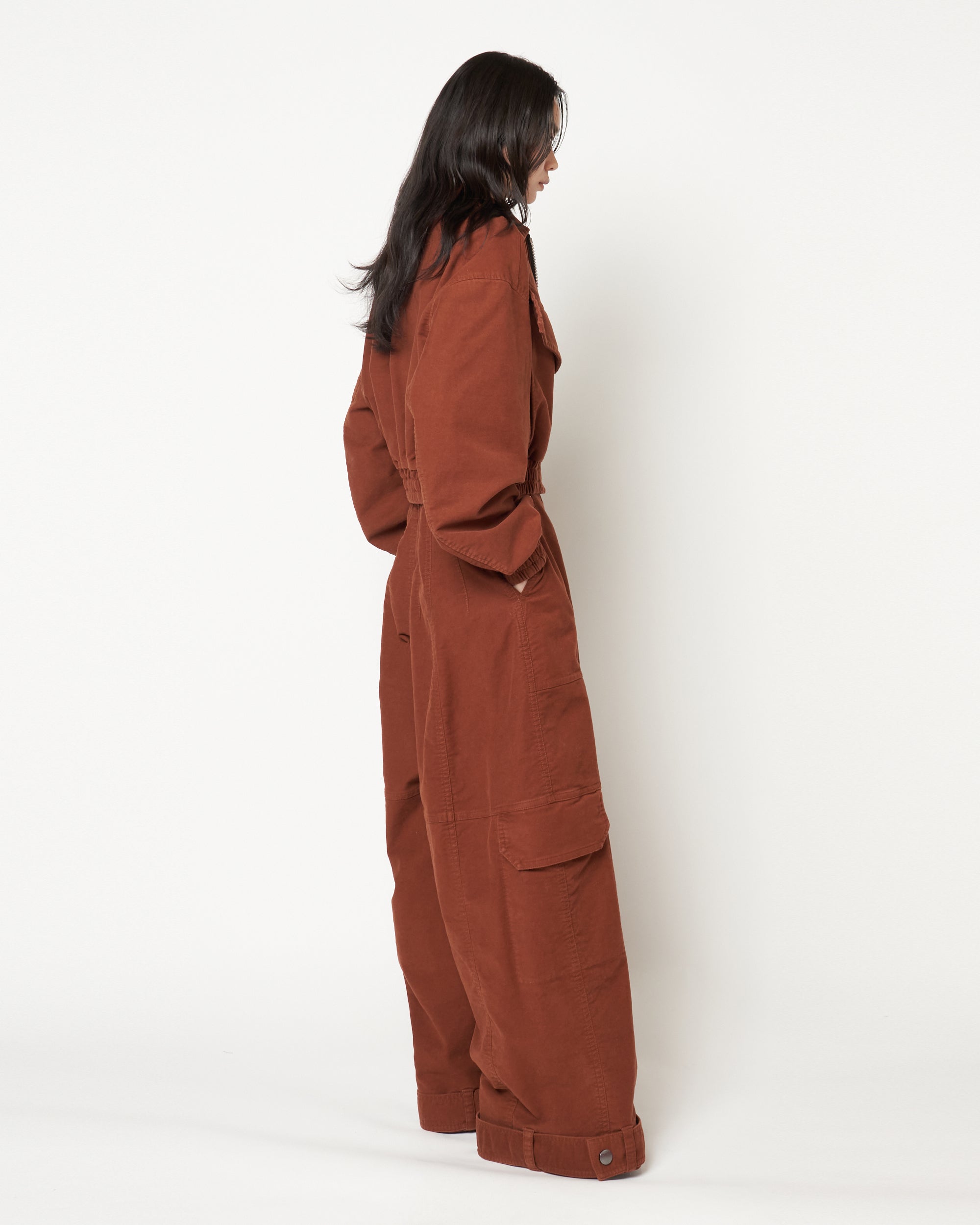 MARIETTA - COTTON OVERSIZE CARGO PANTS