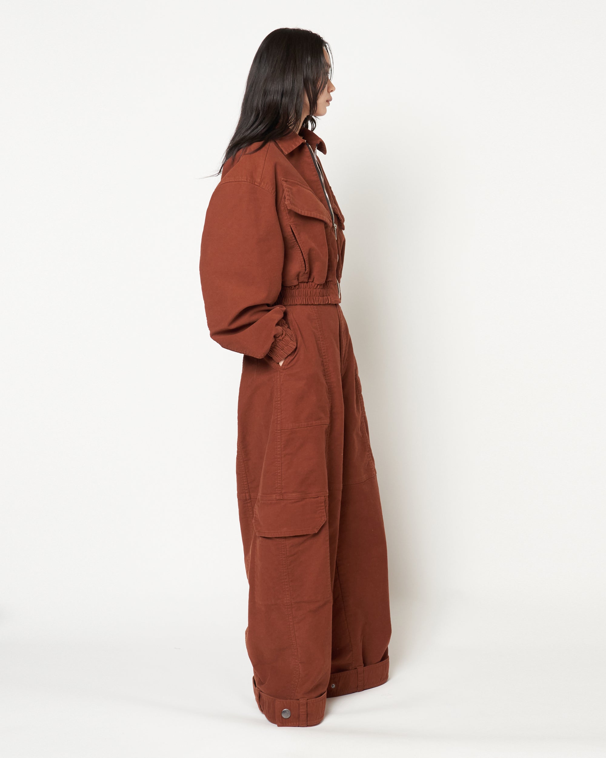 MARIETTA - COTTON OVERSIZE CARGO PANTS