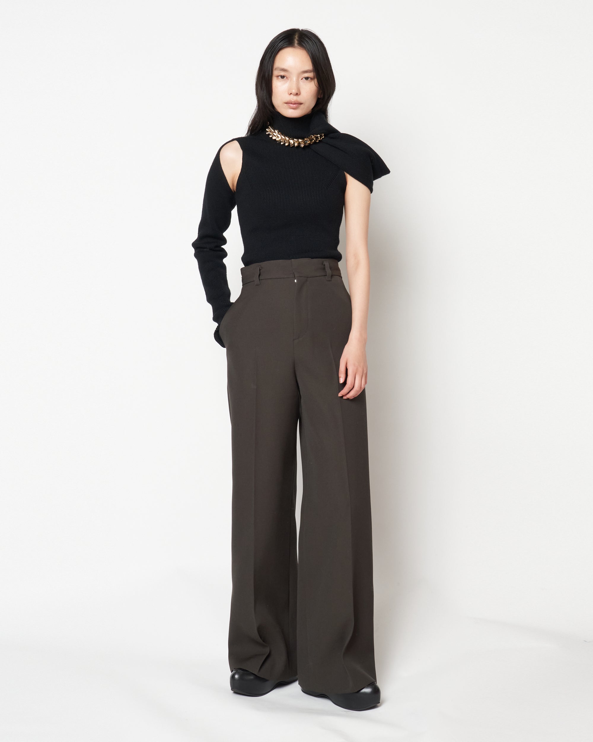 JAVELIN - WIDE SILHOUETTE WOOL CADY TROUSERS