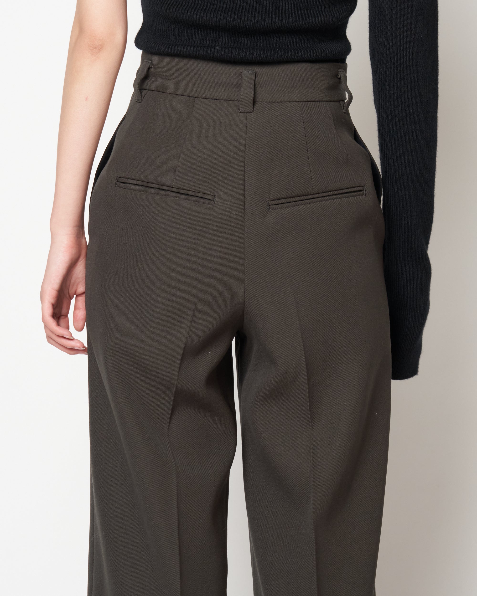 JAVELIN - WIDE SILHOUETTE WOOL CADY TROUSERS