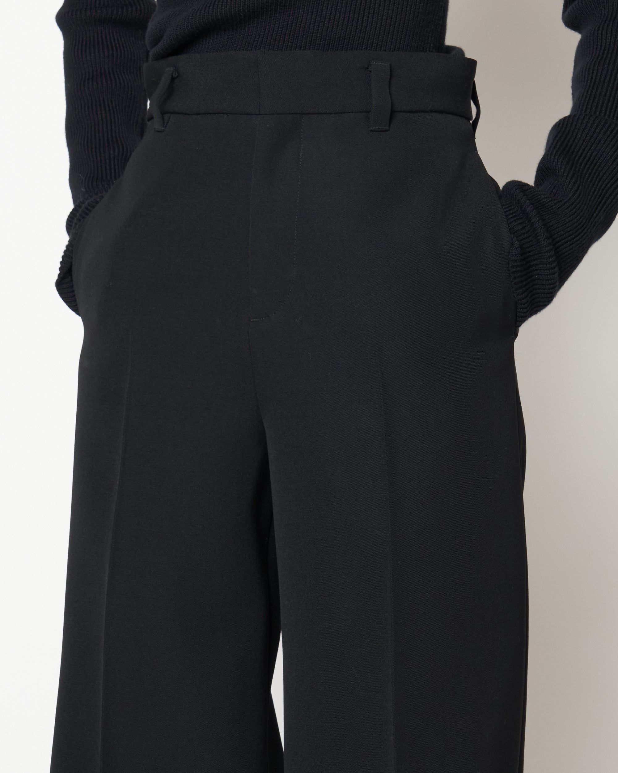 JAVELIN - WIDE SILHOUETTE WOOL CADY TROUSERS