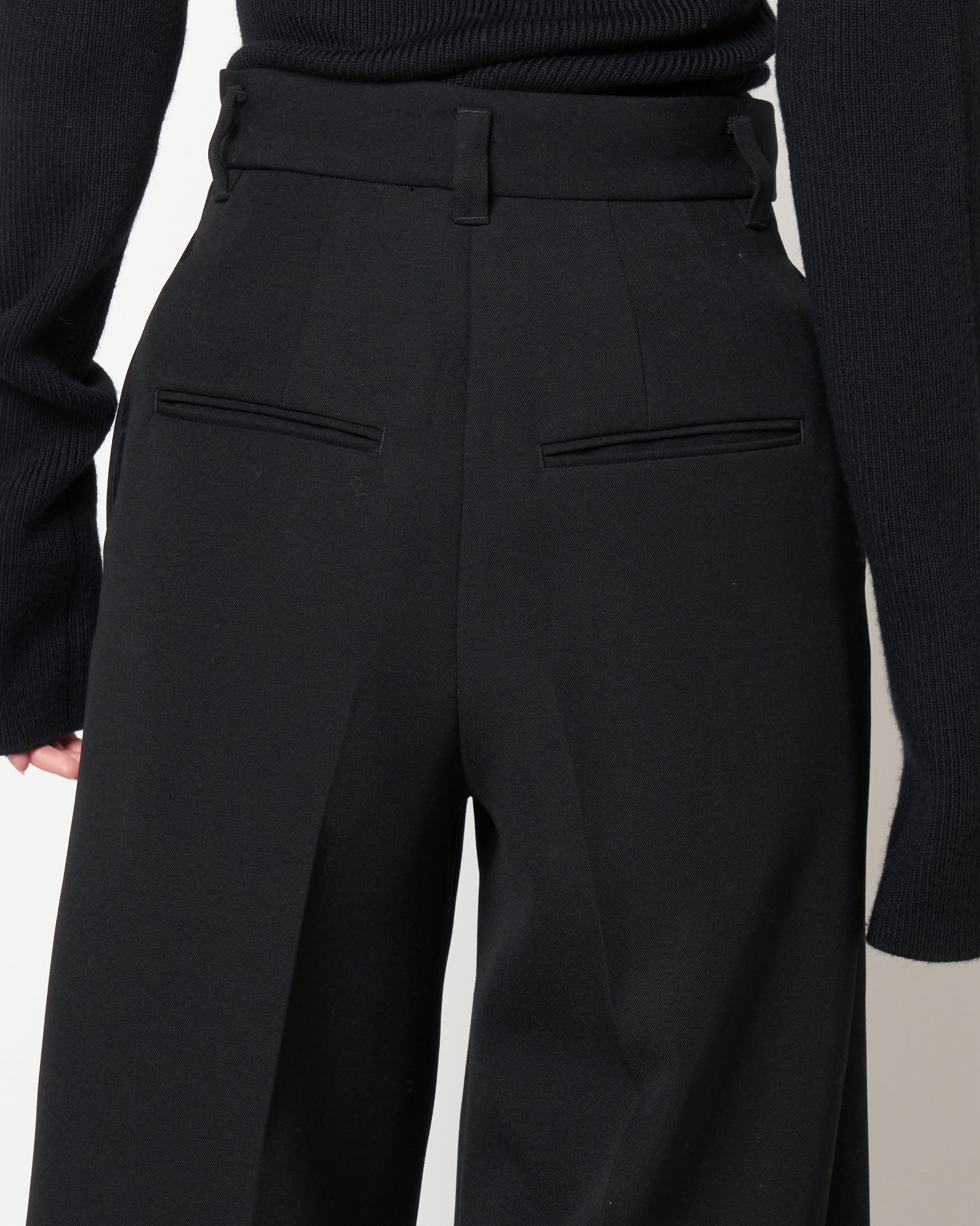 JAVELIN - WIDE SILHOUETTE WOOL CADY TROUSERS