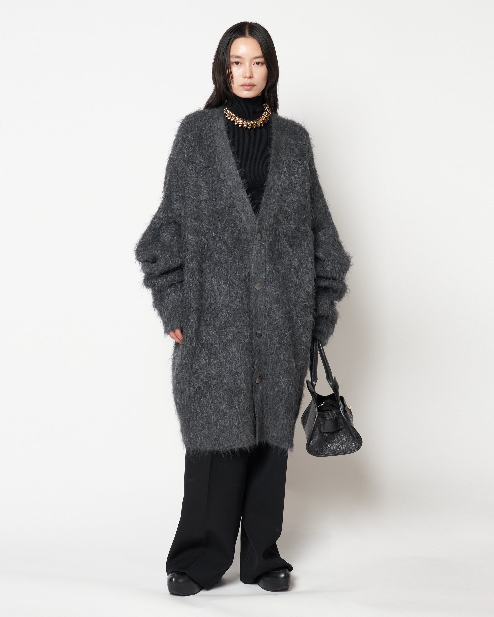 MICHELE - MOHAIR OVERSIZE CARDIGAN