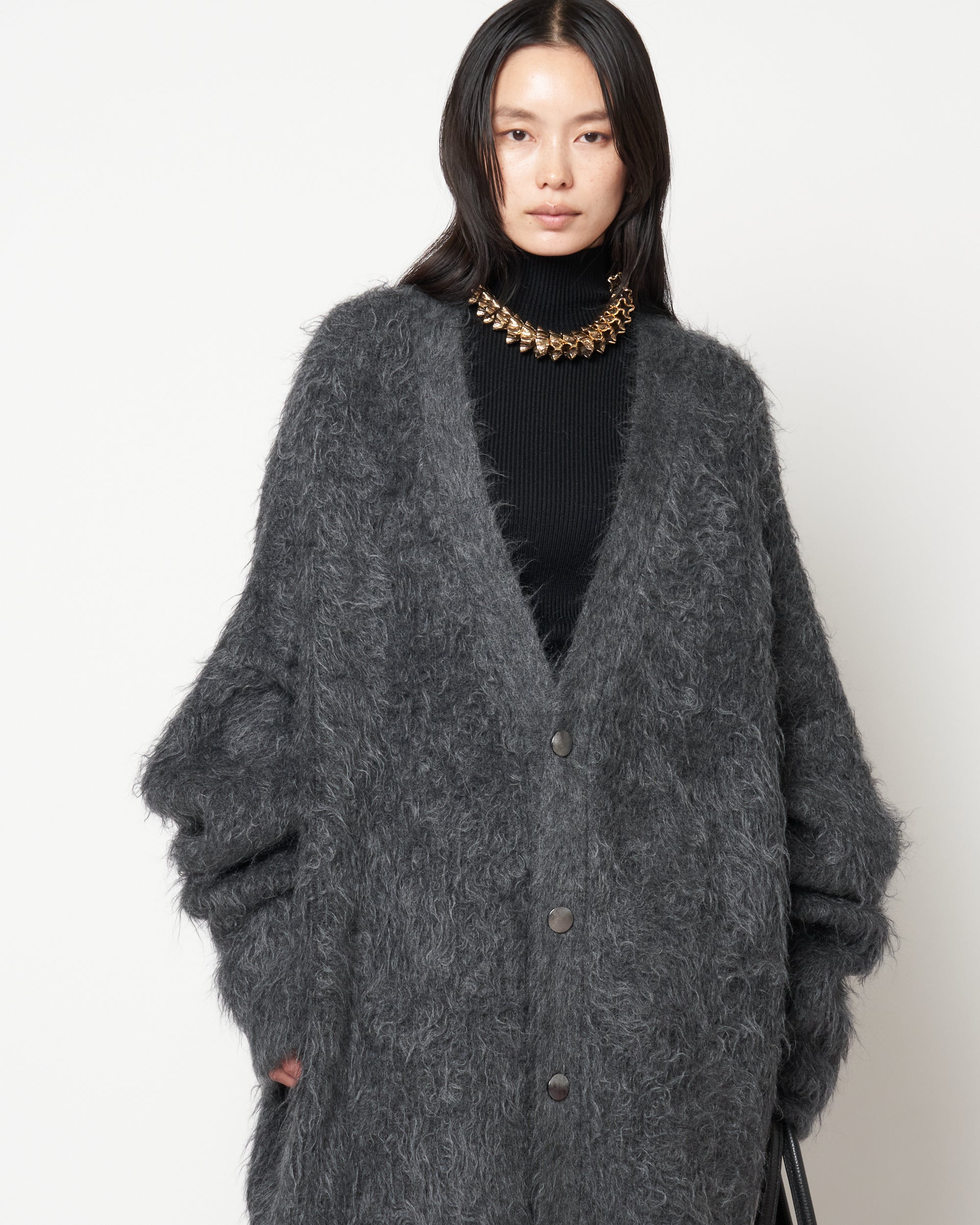 MICHELE - MOHAIR OVERSIZE CARDIGAN