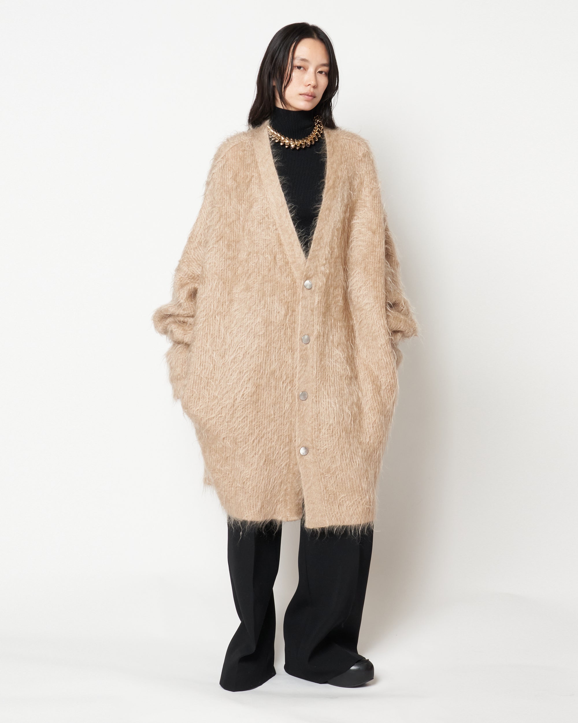 MICHELE - MOHAIR OVERSIZE CARDIGAN