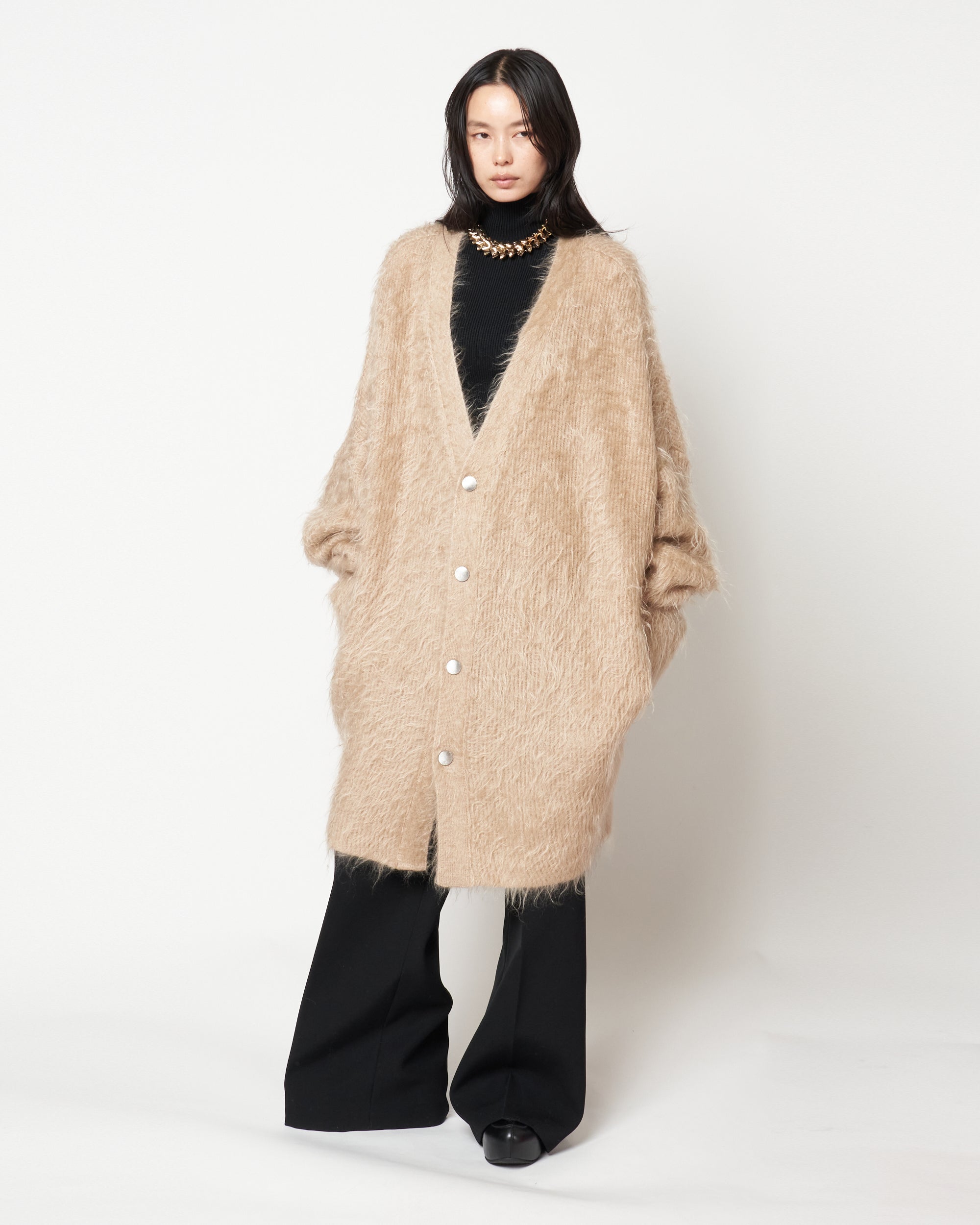 MICHELE - MOHAIR OVERSIZE CARDIGAN