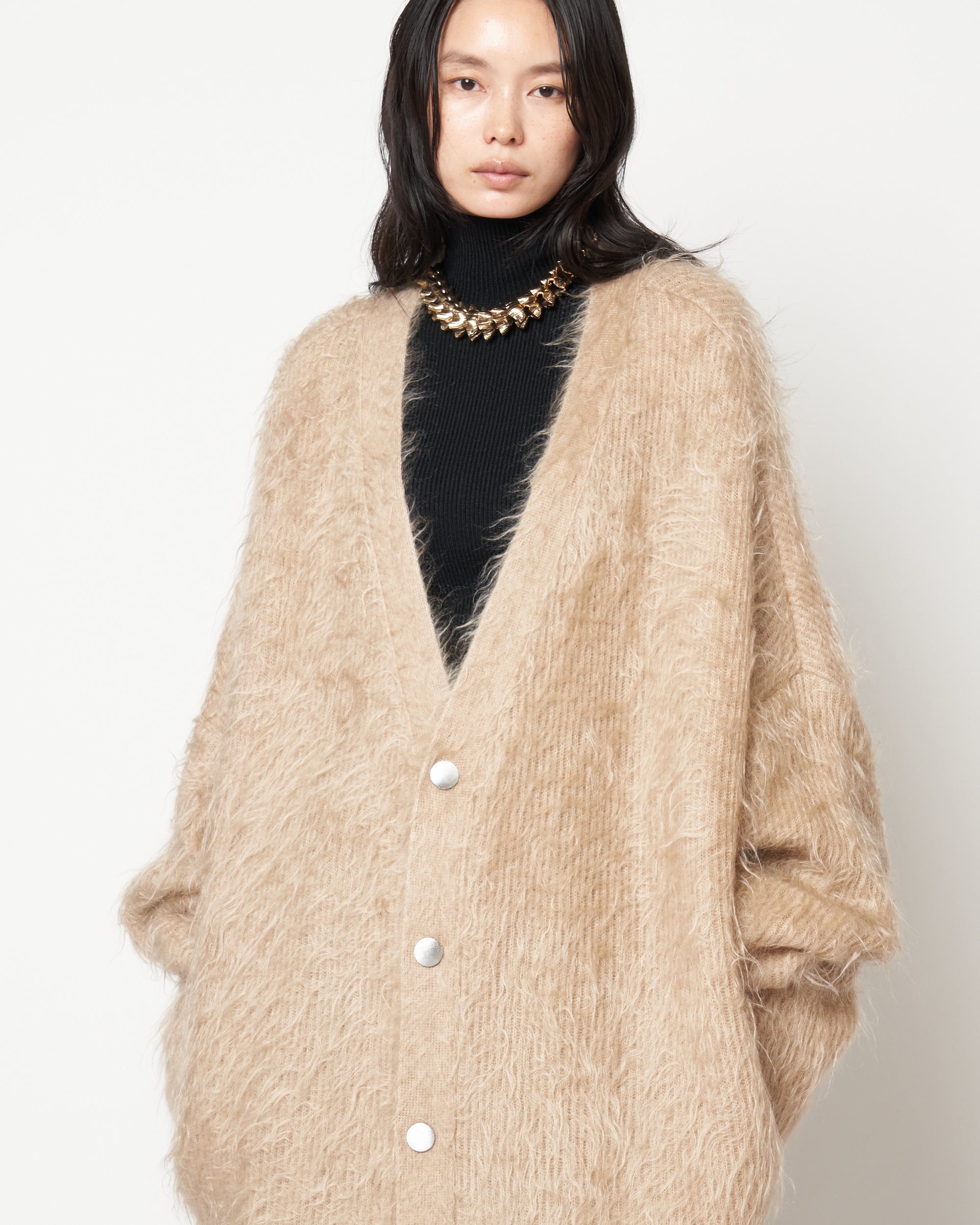MICHELE - MOHAIR OVERSIZE CARDIGAN