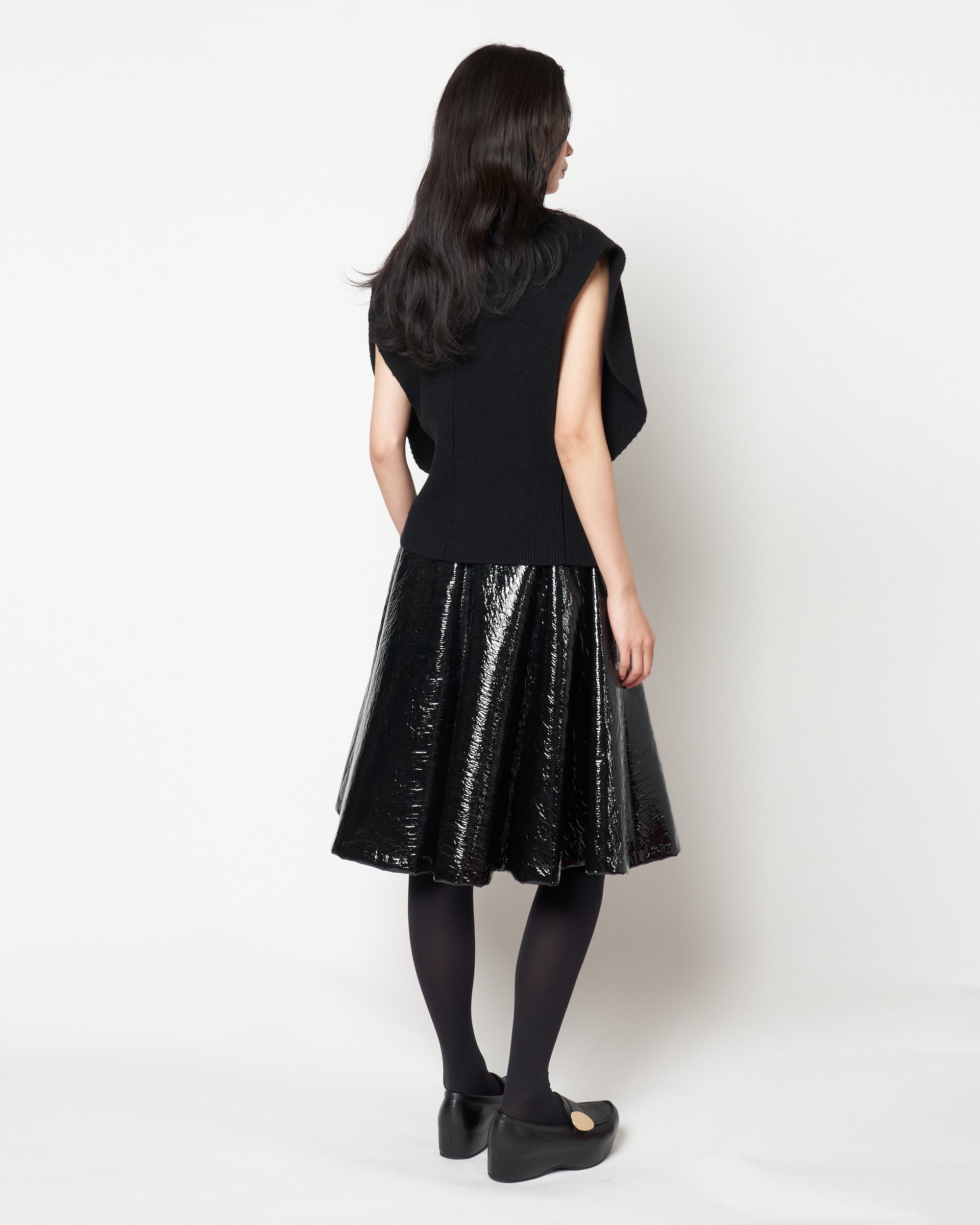 MANOLA - WOOL RIB KNIT TOP