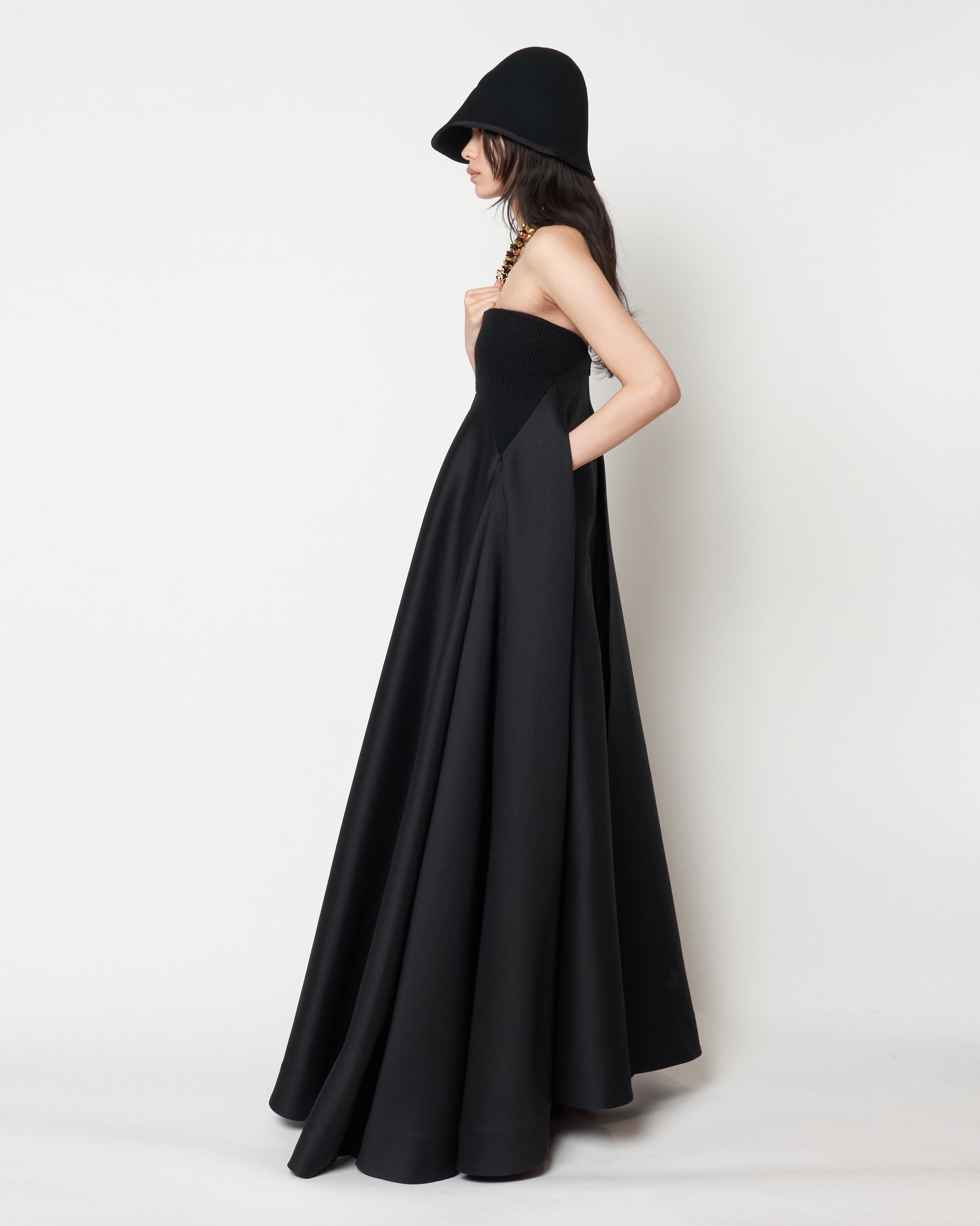 MAUREEN - SILK WOOL TUBE DRESS
