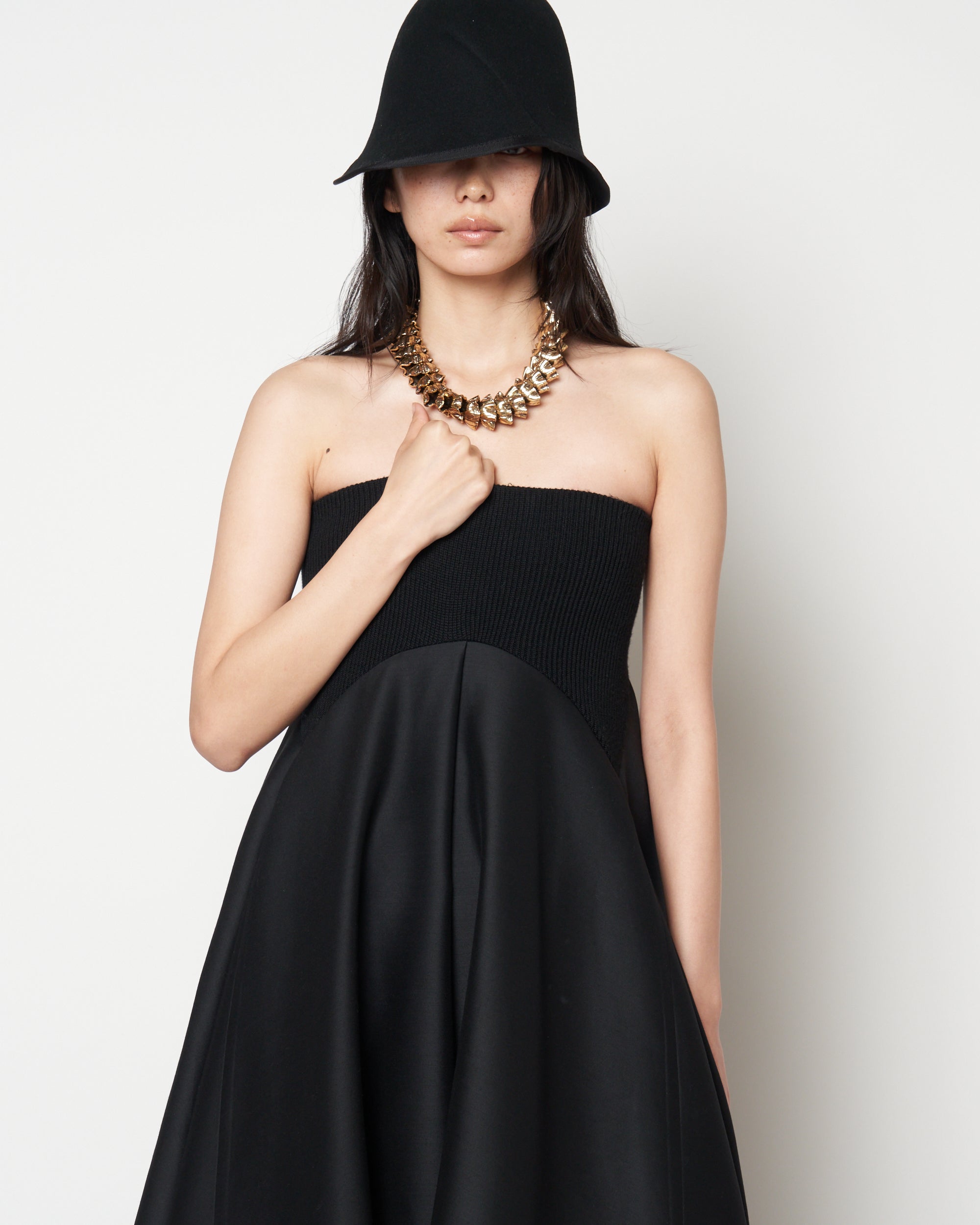 MAUREEN - SILK WOOL TUBE DRESS
