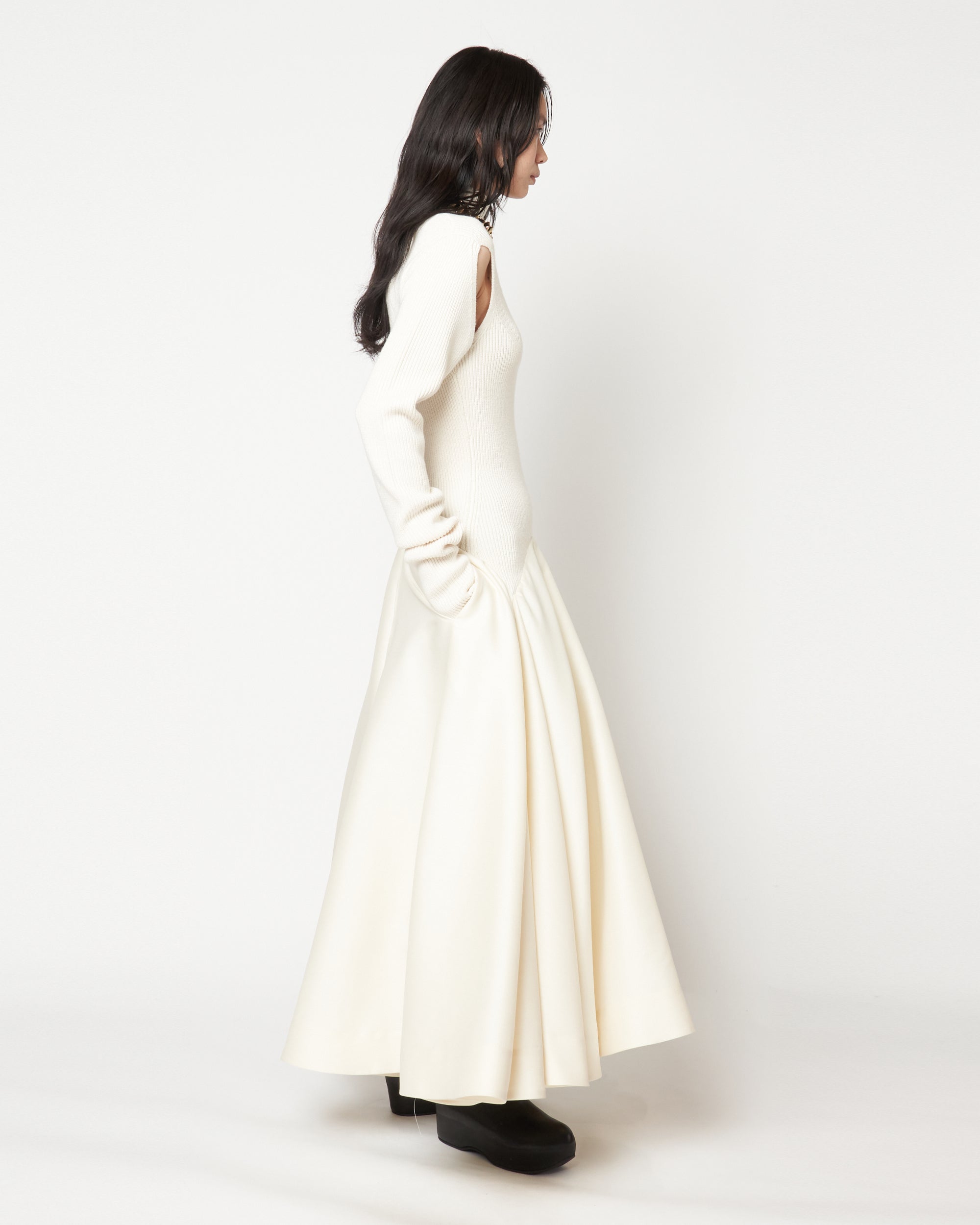 MARTINA - KNIT COMBINED DRESS