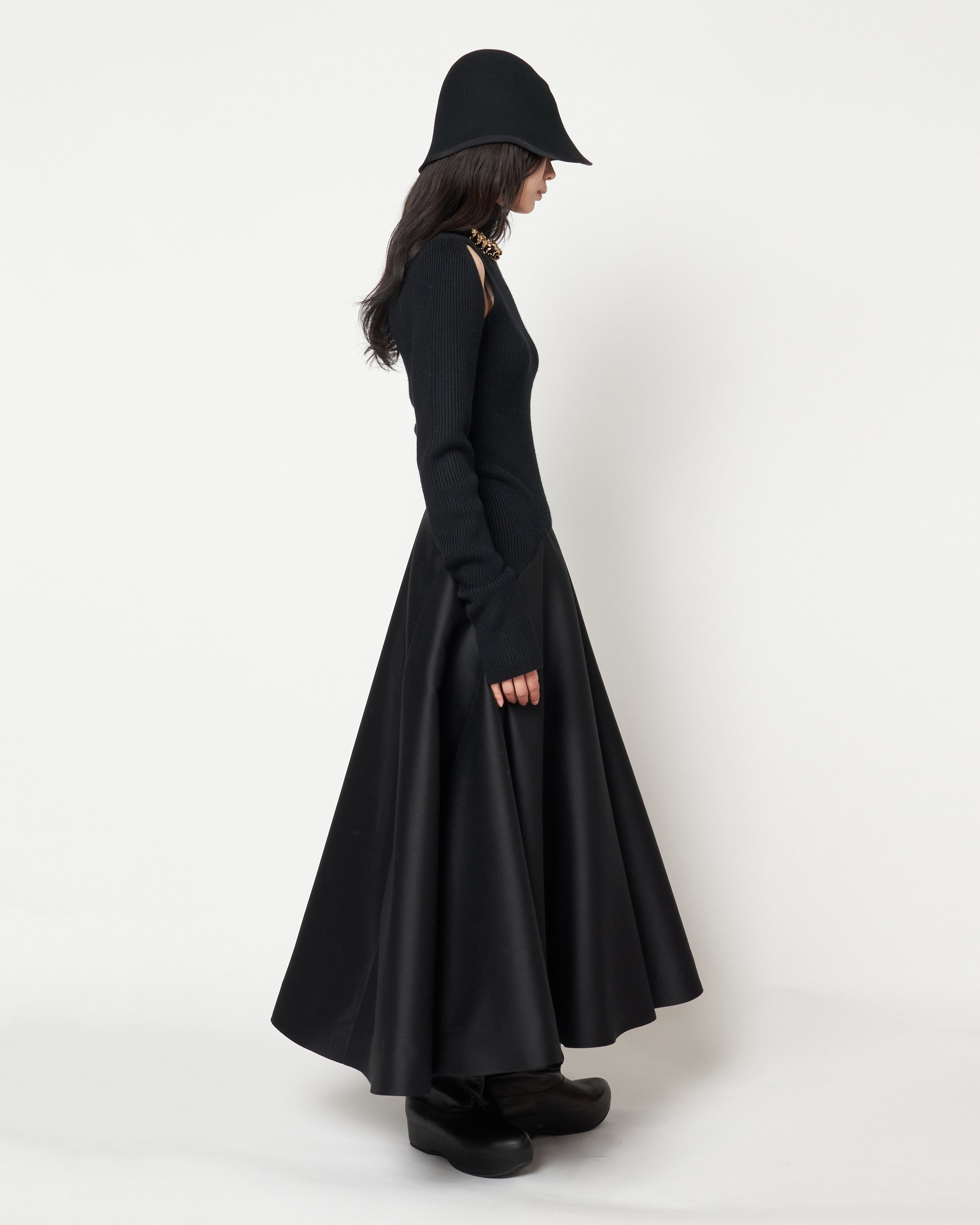 MARTINA - KNIT COMBINED DRESS