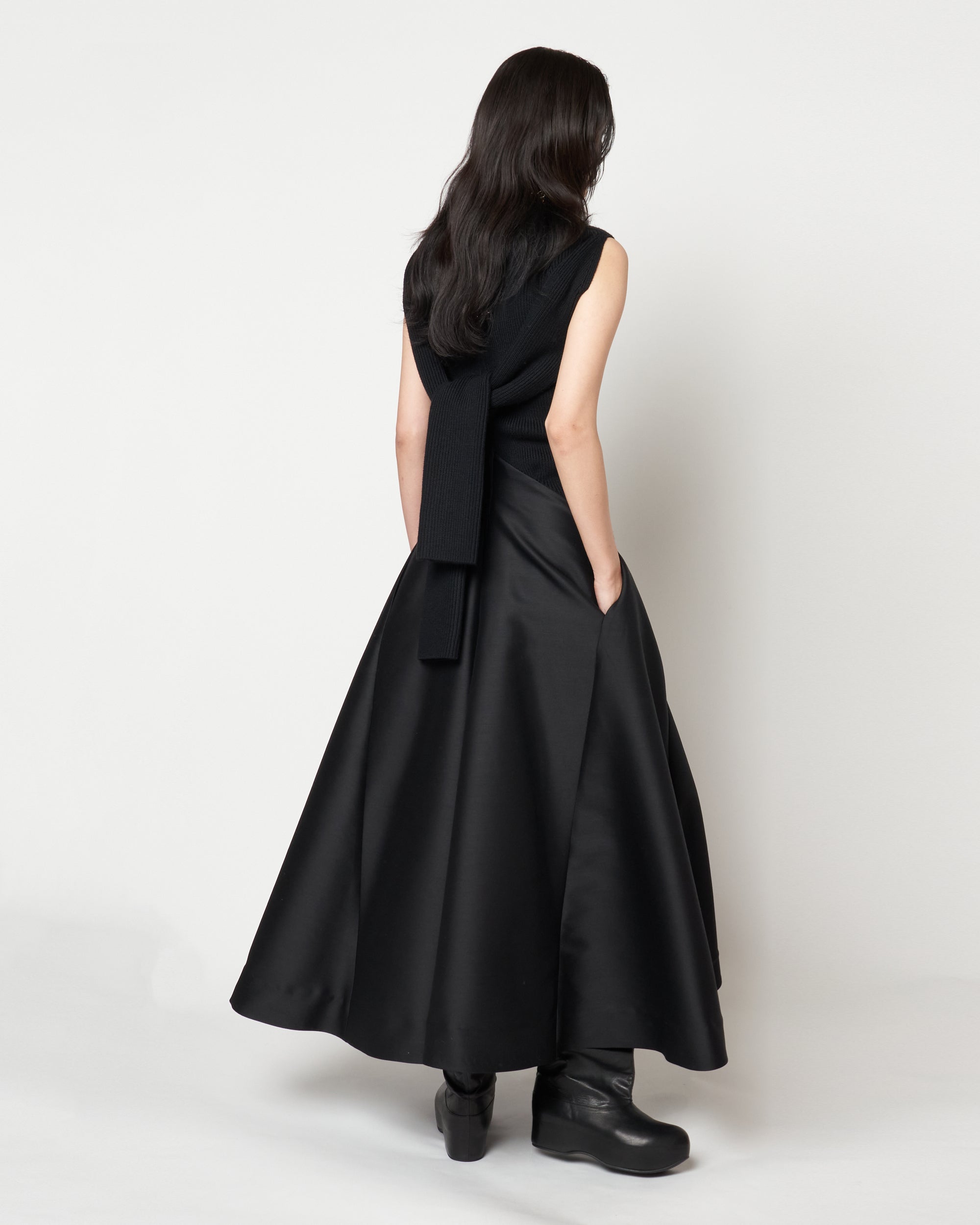 MARTINA - KNIT COMBINED DRESS