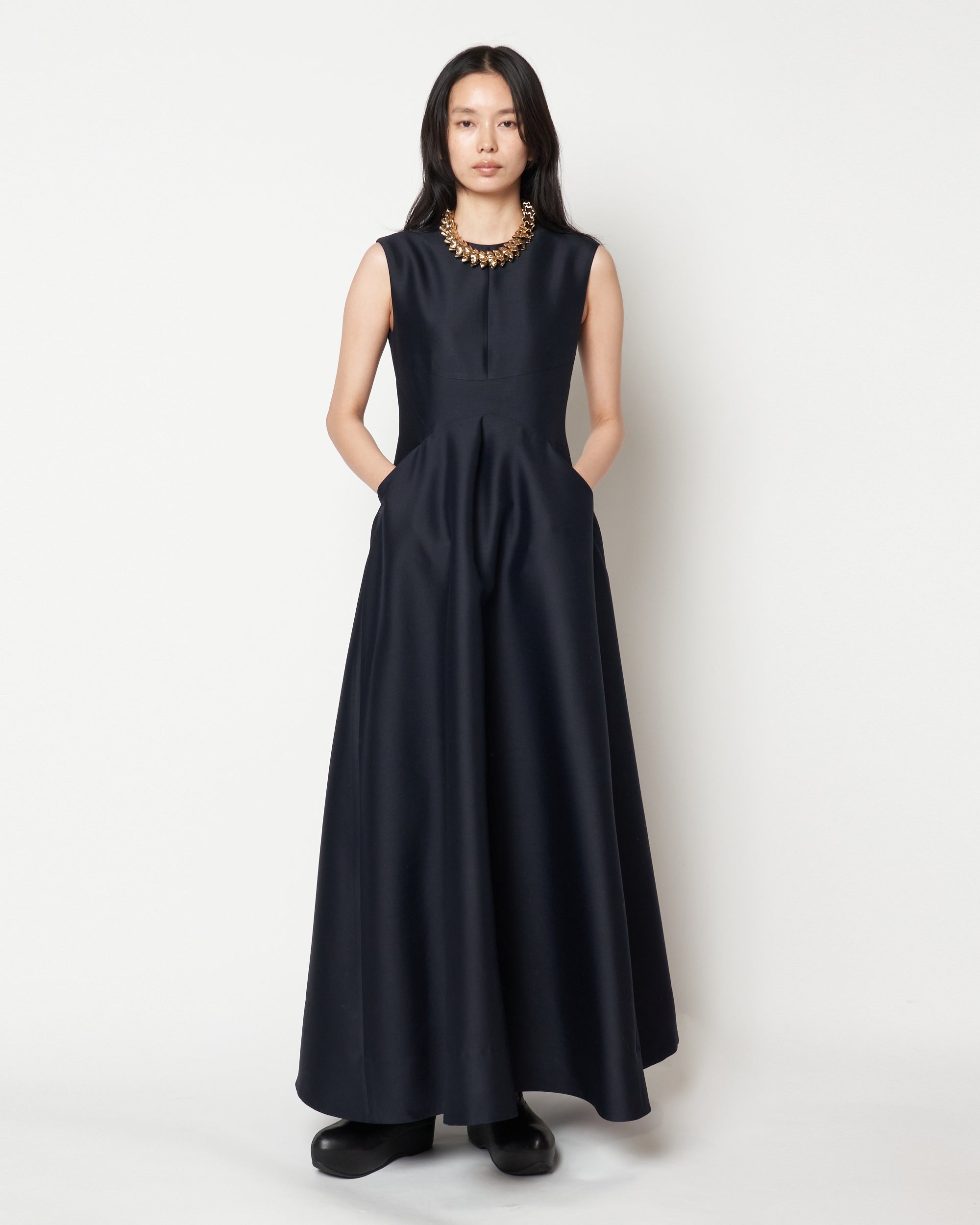 MAGGIE - WOOL SILK VOLUME DRESS