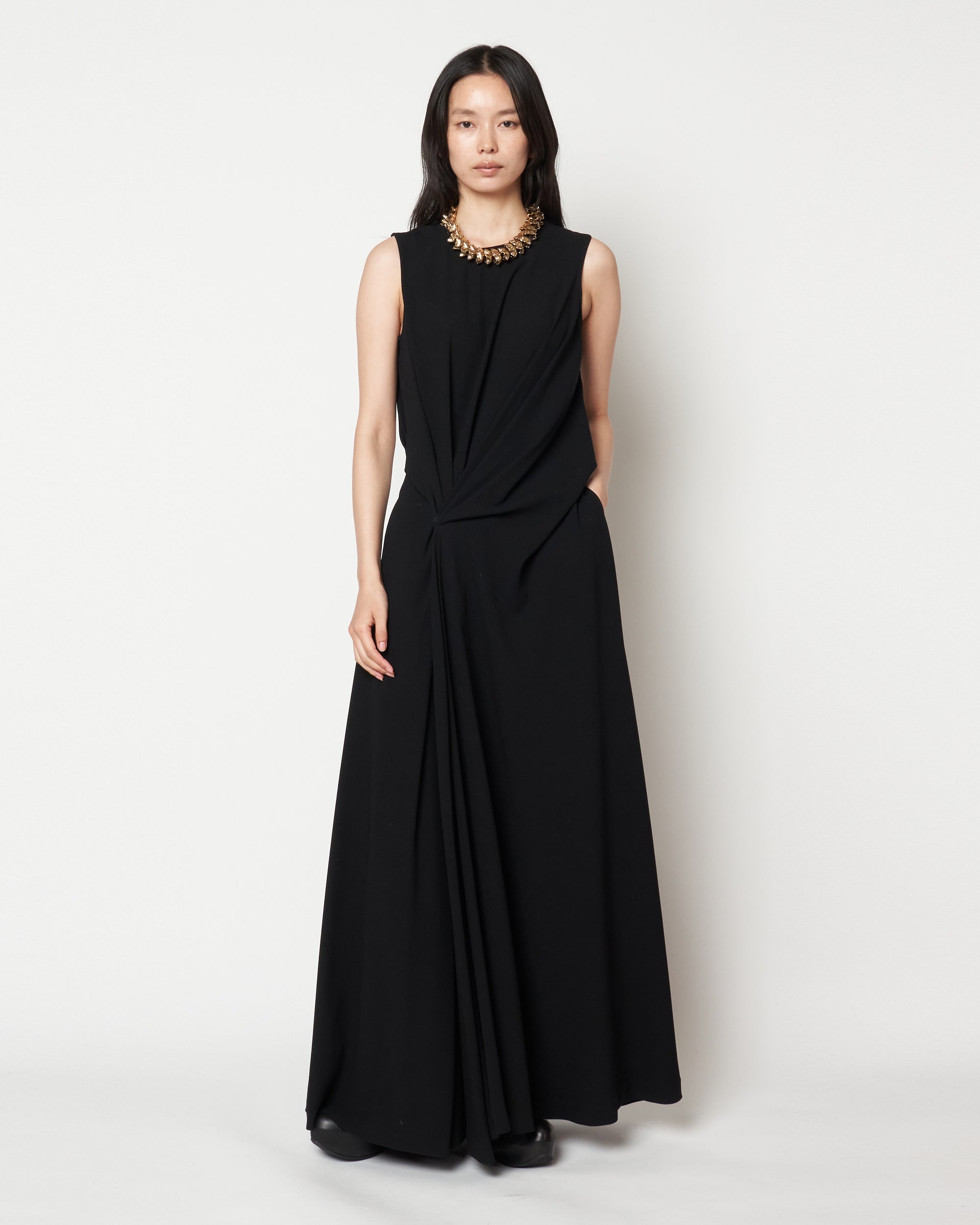 MANUELA - ACETATE DRAPED DRESS