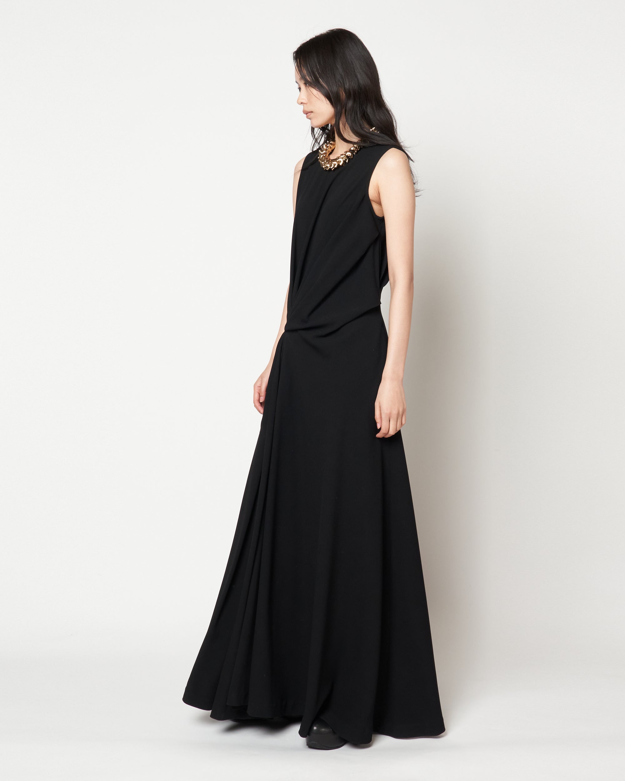 MANUELA - ACETATE DRAPED DRESS