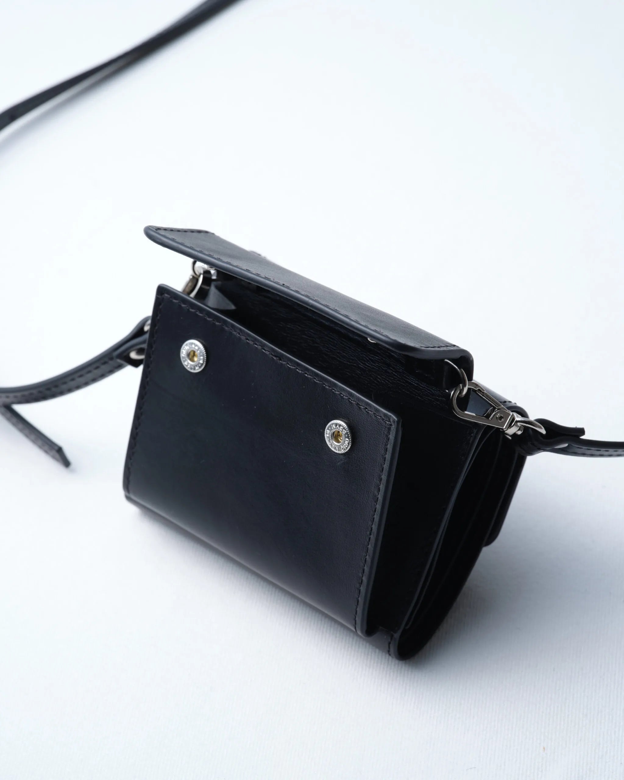 CUPOLA - SPHERE BUTTON LEATHER WALLET