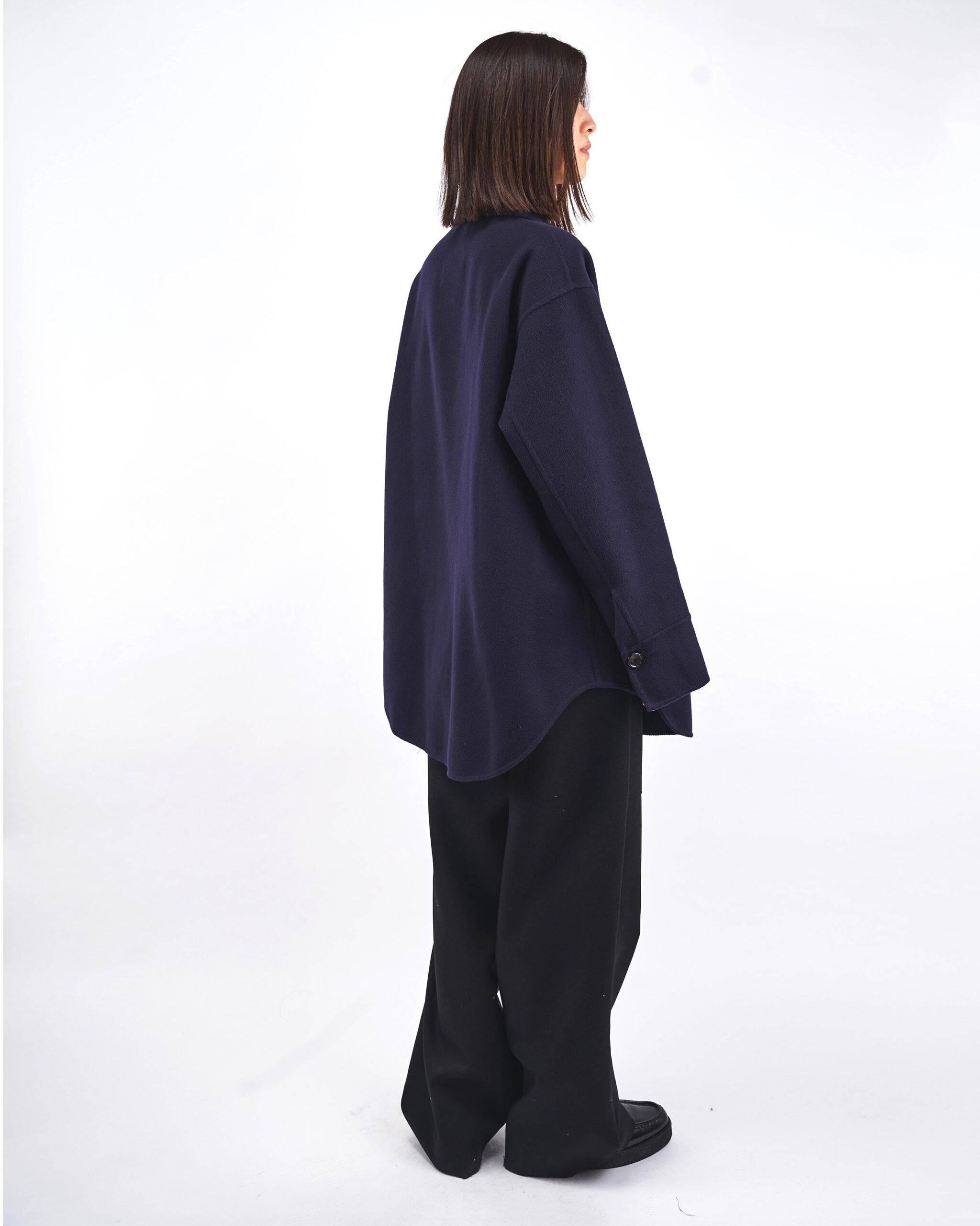 ESMERALDA- DOUBLE FACE WOOL CASHMERE SHIRT JACKET