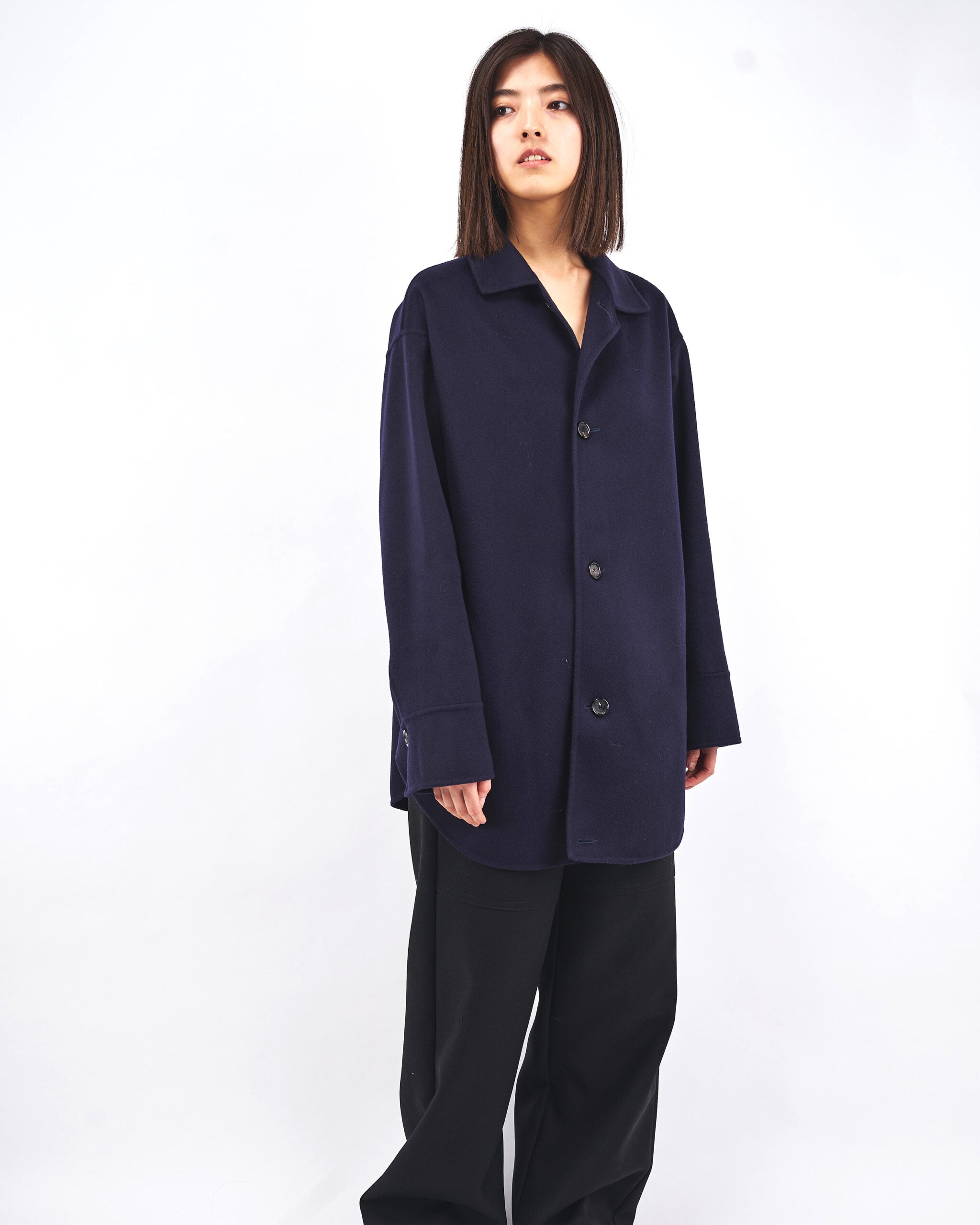 ESMERALDA- DOUBLE FACE WOOL CASHMERE SHIRT JACKET
