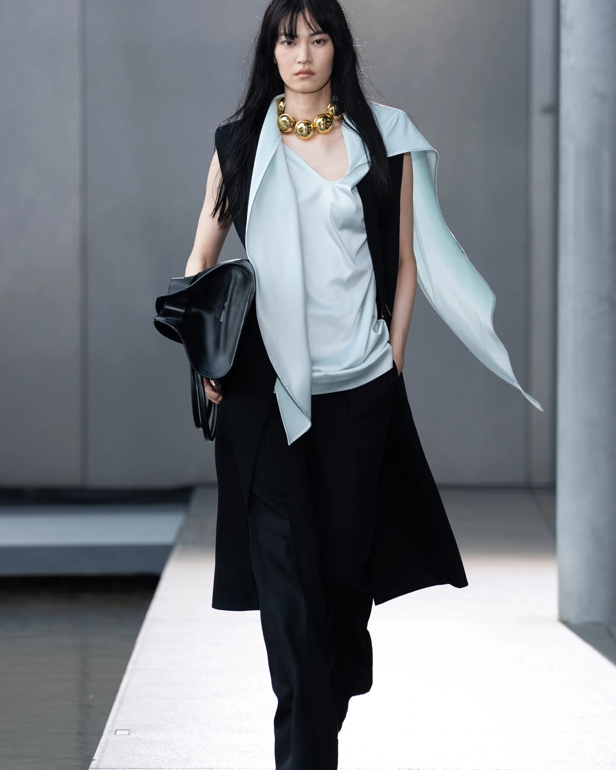 JOYCE - SUMMER WOOL LONG GILET