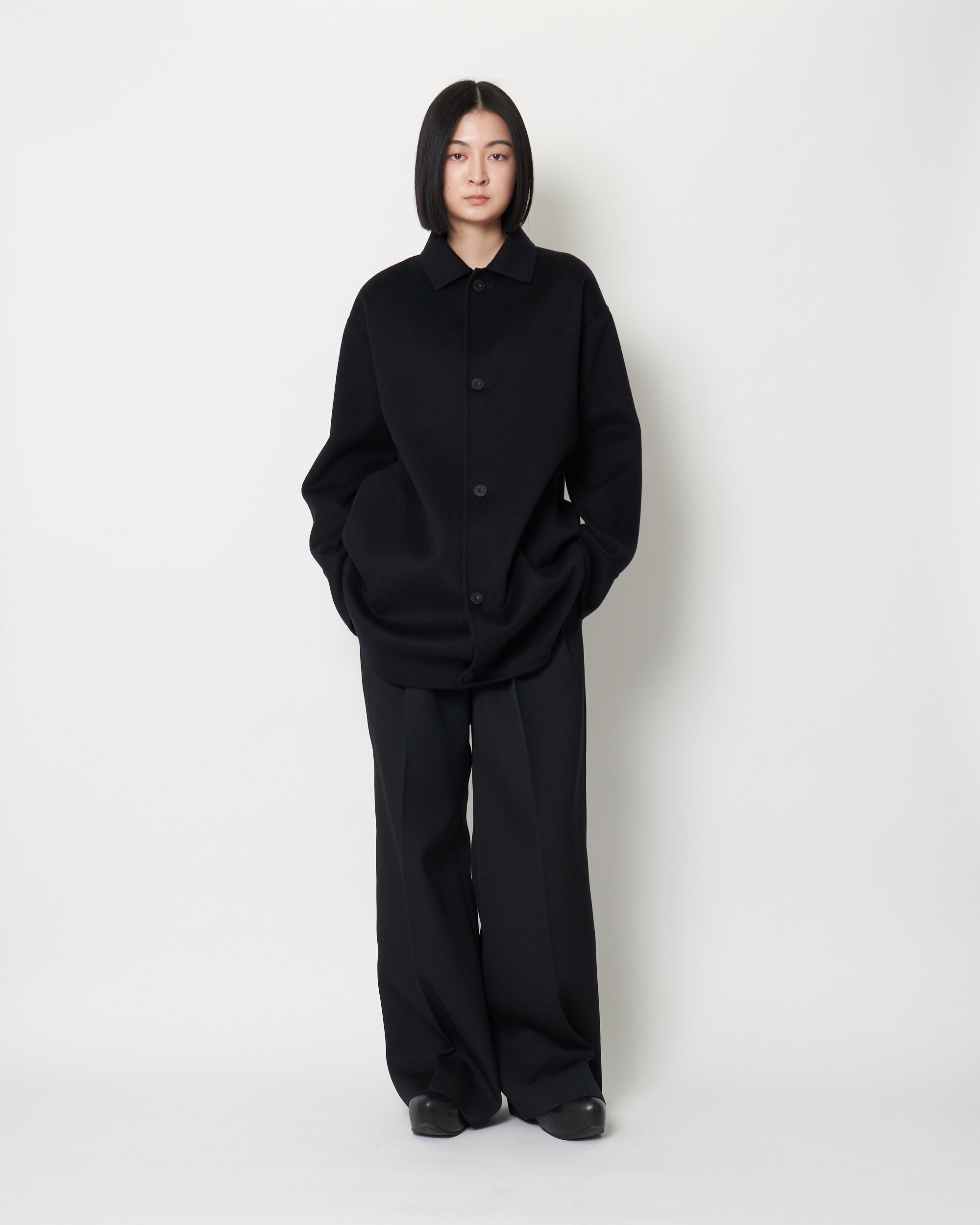 ESMERALDA- DOUBLE FACE WOOL CASHMERE SHIRT JACKET