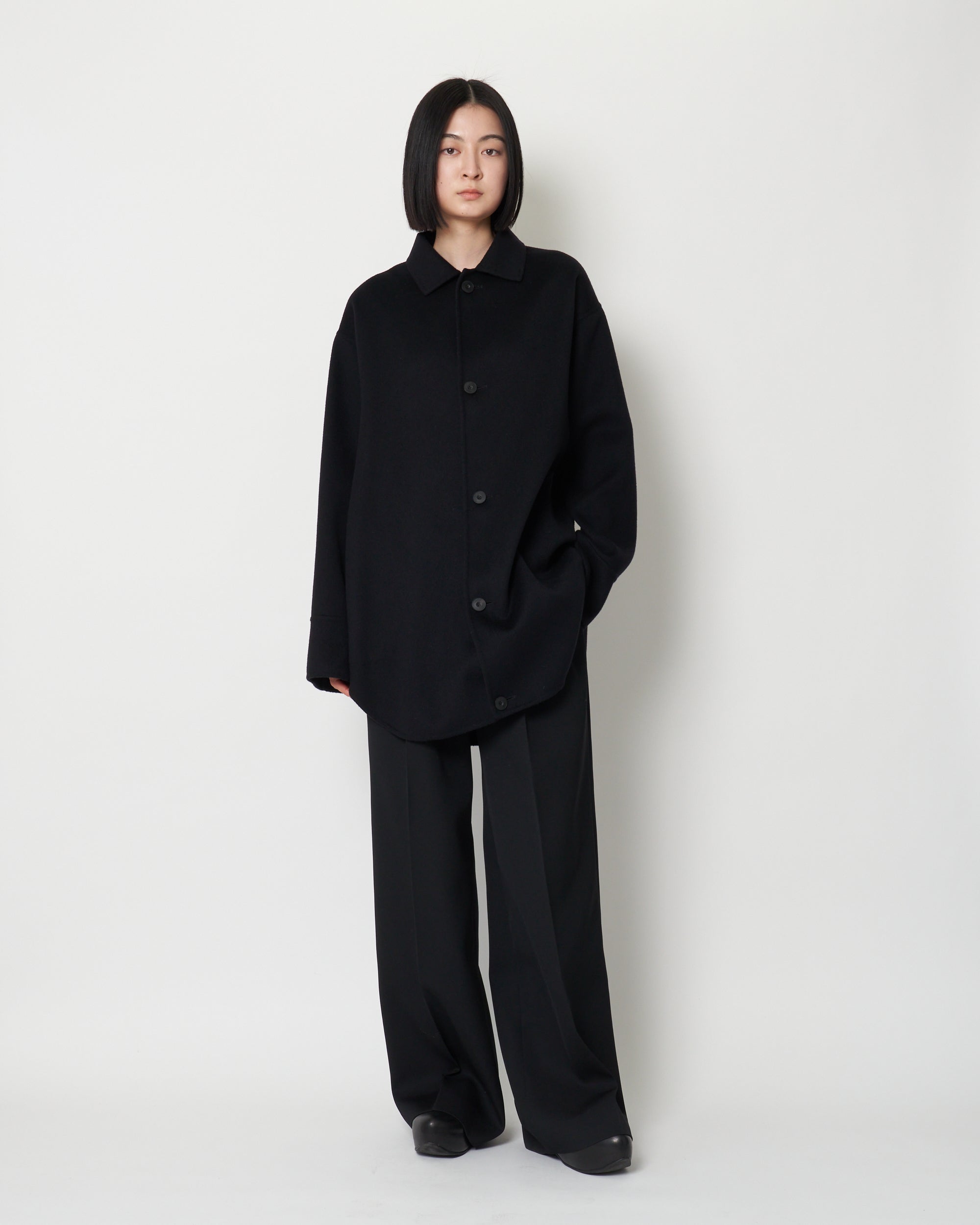 ESMERALDA- DOUBLE FACE WOOL CASHMERE SHIRT JACKET