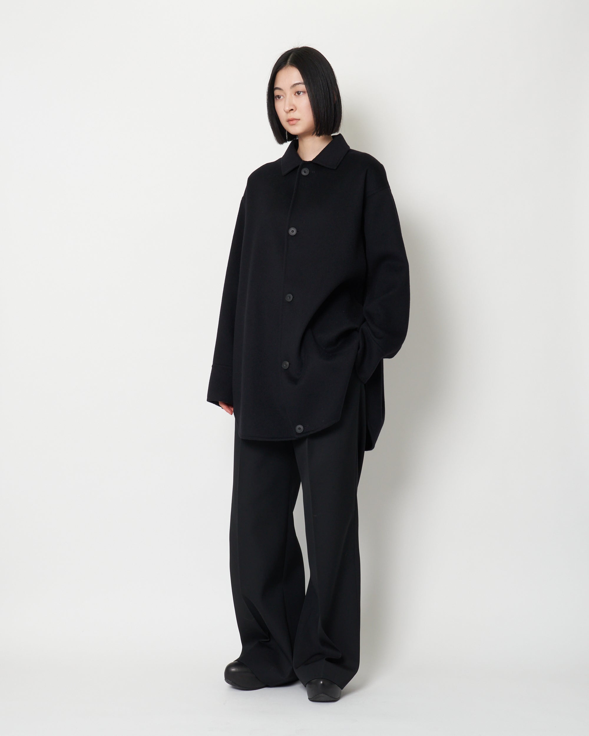 ESMERALDA- DOUBLE FACE WOOL CASHMERE SHIRT JACKET