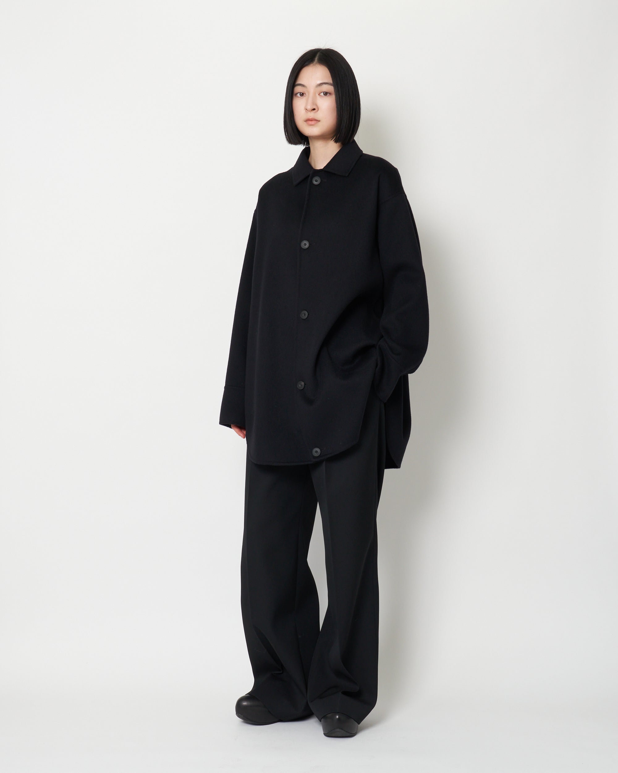 ESMERALDA- DOUBLE FACE WOOL CASHMERE SHIRT JACKET