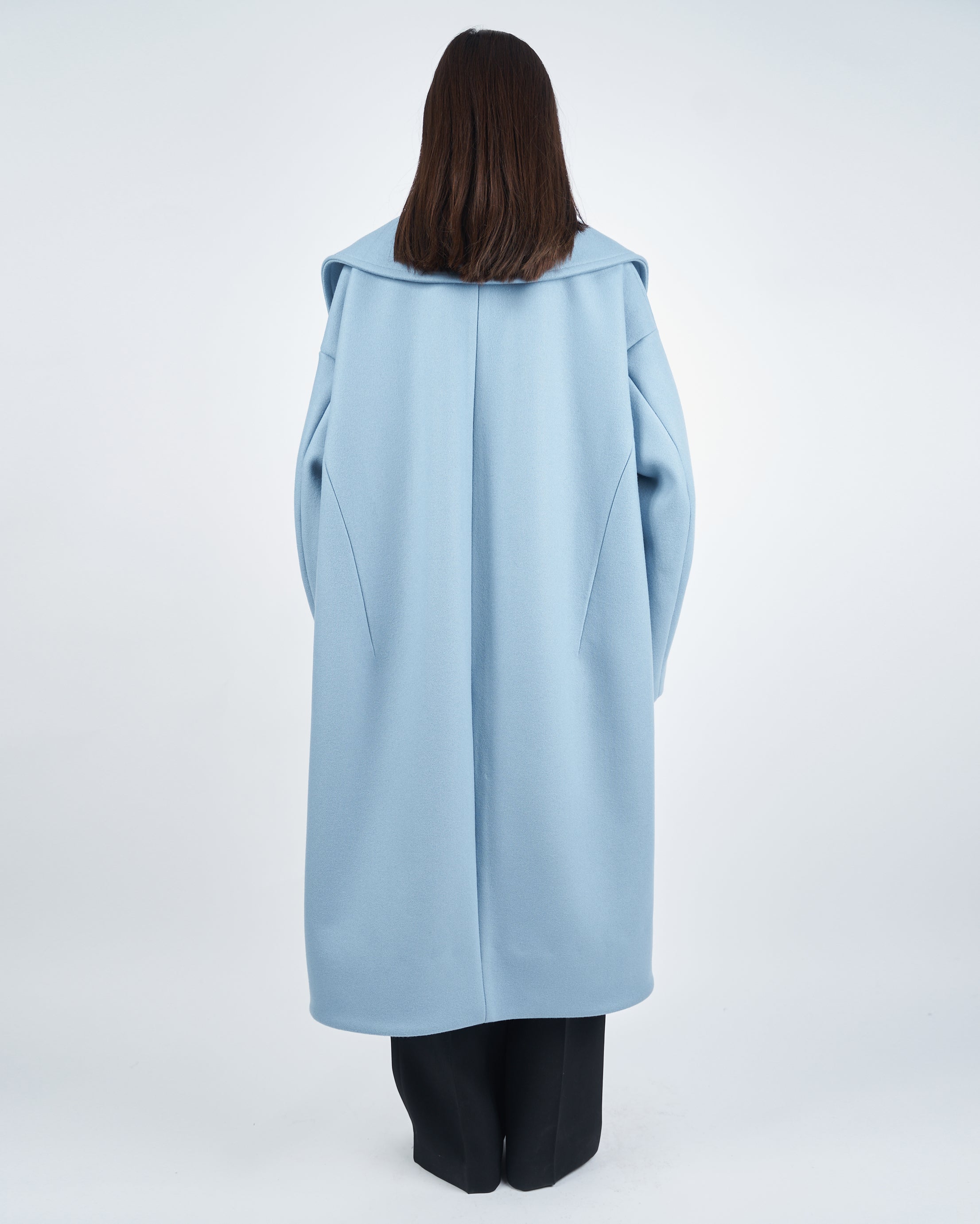 ILYSSA - ROUND SHAPED HEAVY MELTON COAT