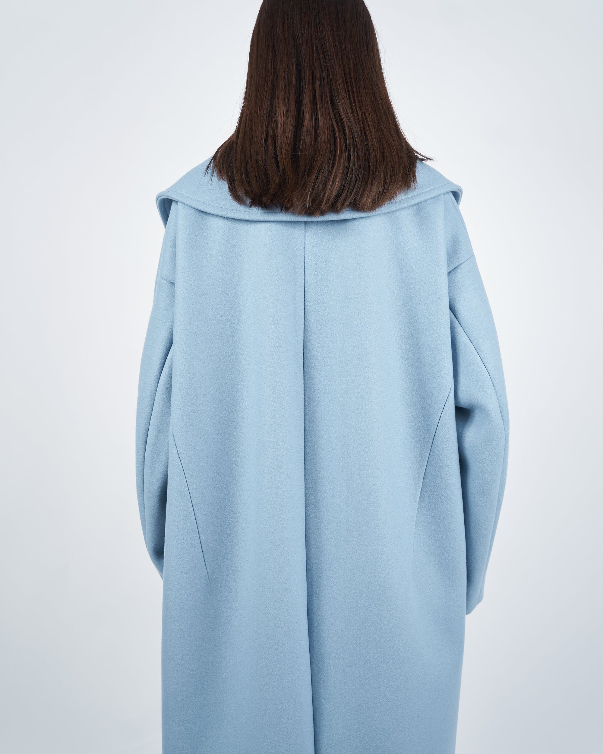 ILYSSA - ROUND SHAPED HEAVY MELTON COAT