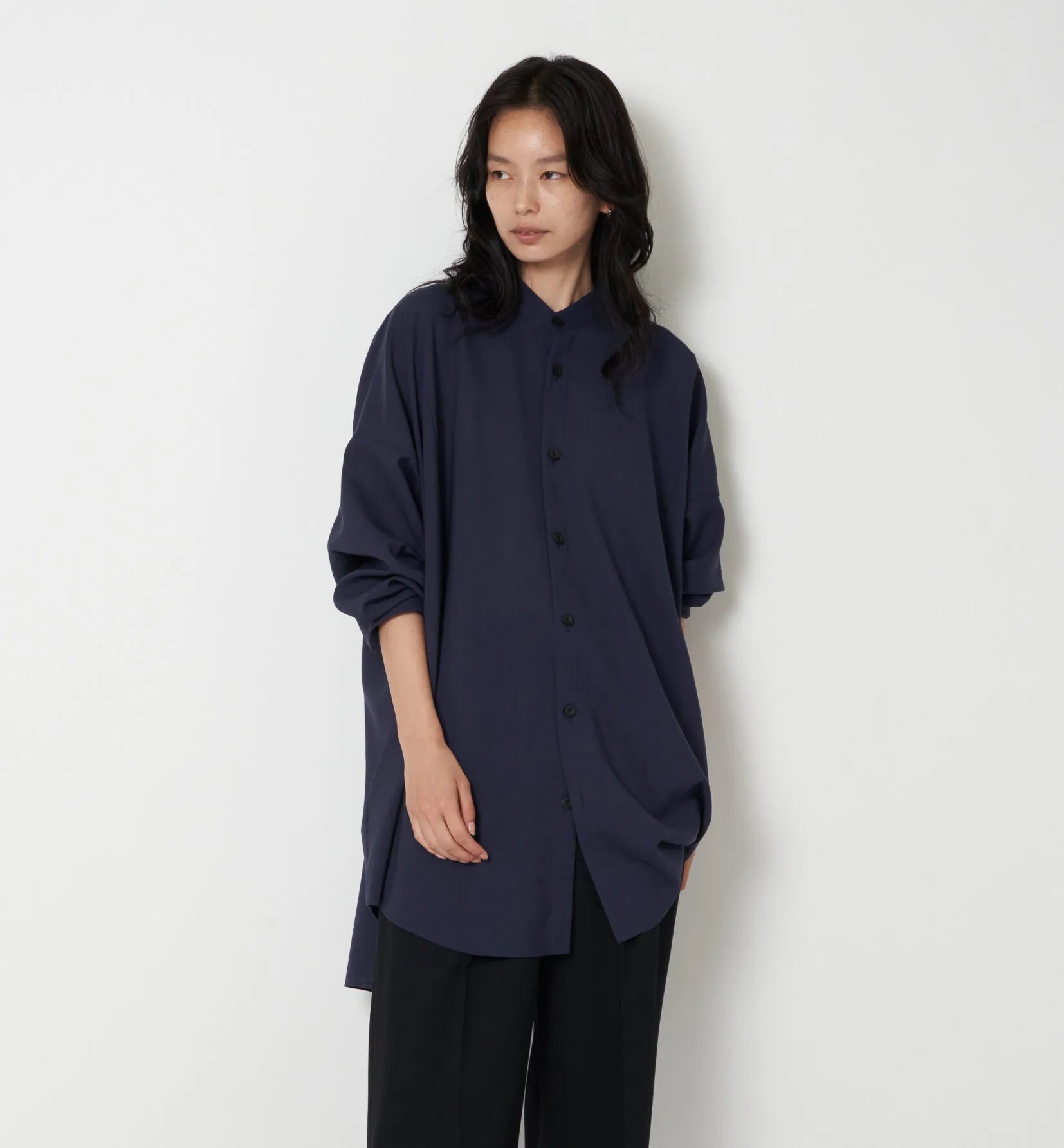 JASLYN - LIGHT WEIGHT WOOL VOLUMINOUS SHIRT
