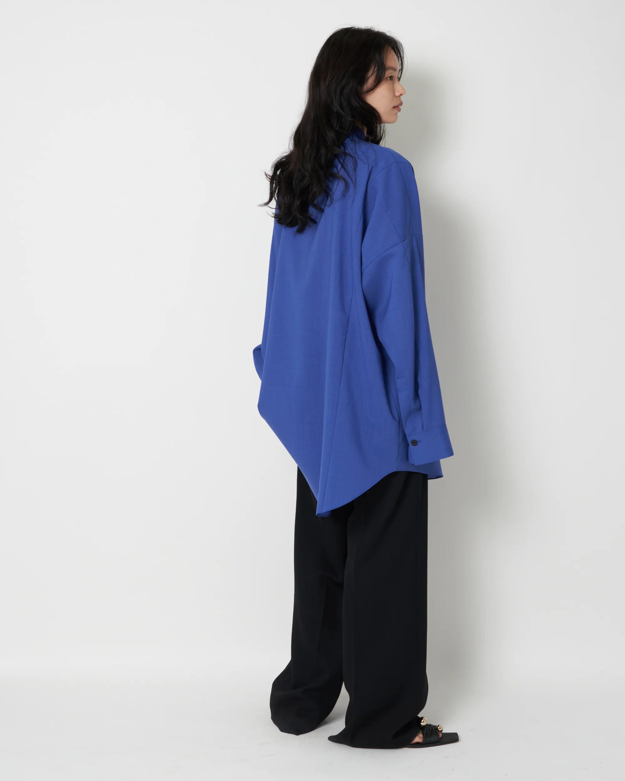 JASLYN - LIGHT WEIGHT WOOL VOLUMINOUS SHIRT