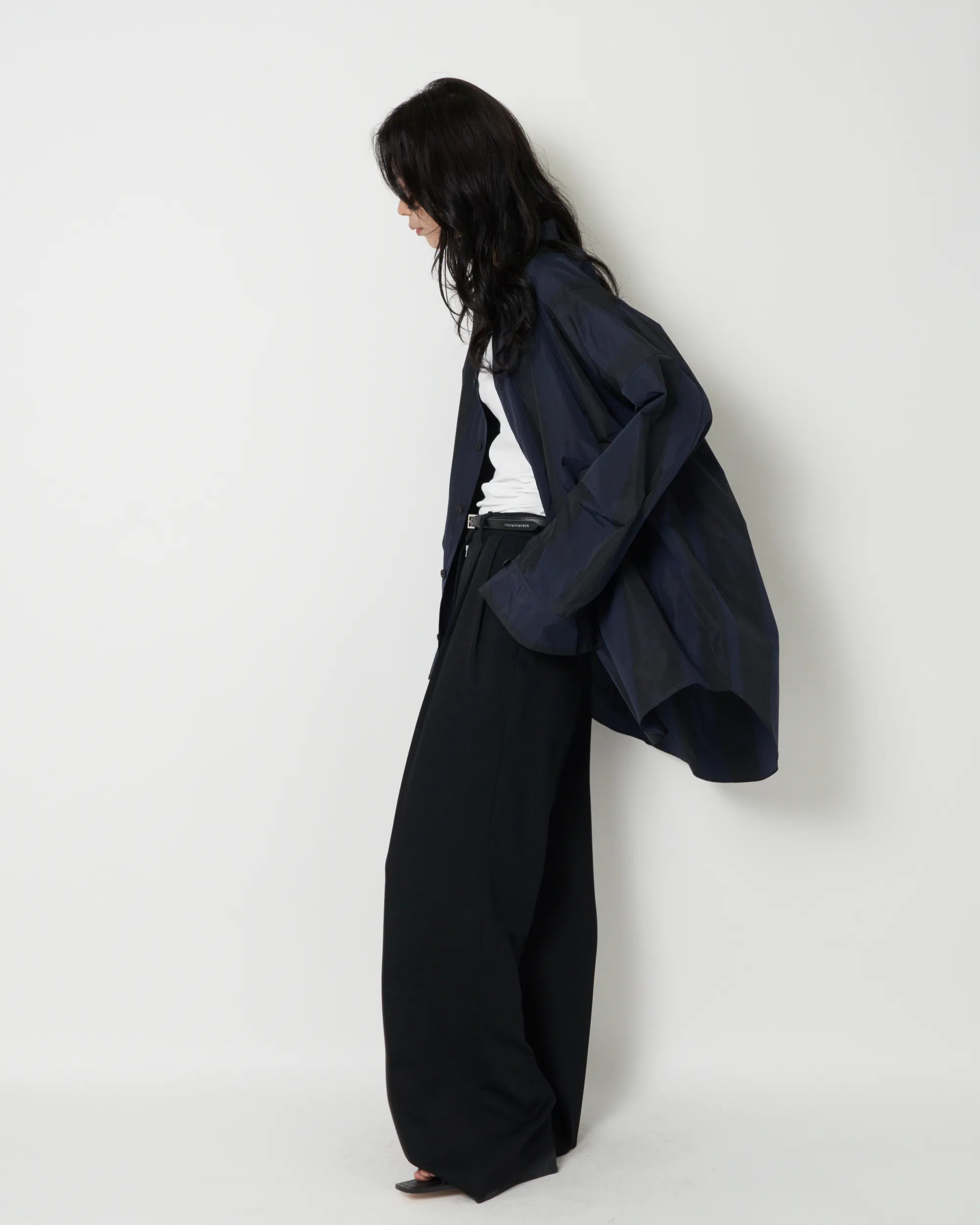 JASLYN - PLAID TAFFETA VOLUMINOUS SHIRT