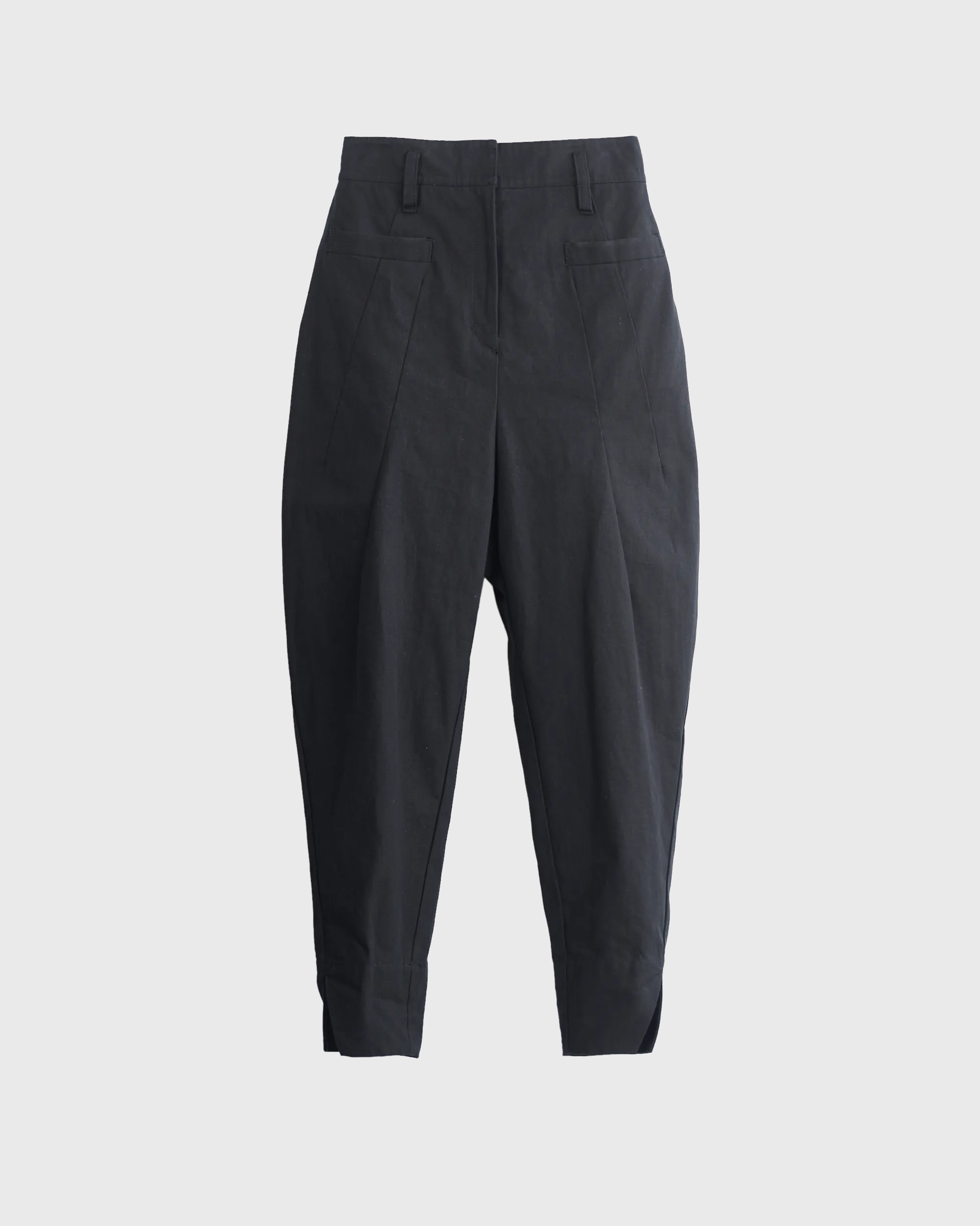 JOURNEY - COTTON CANVAS ROUND SHAPED PANTS