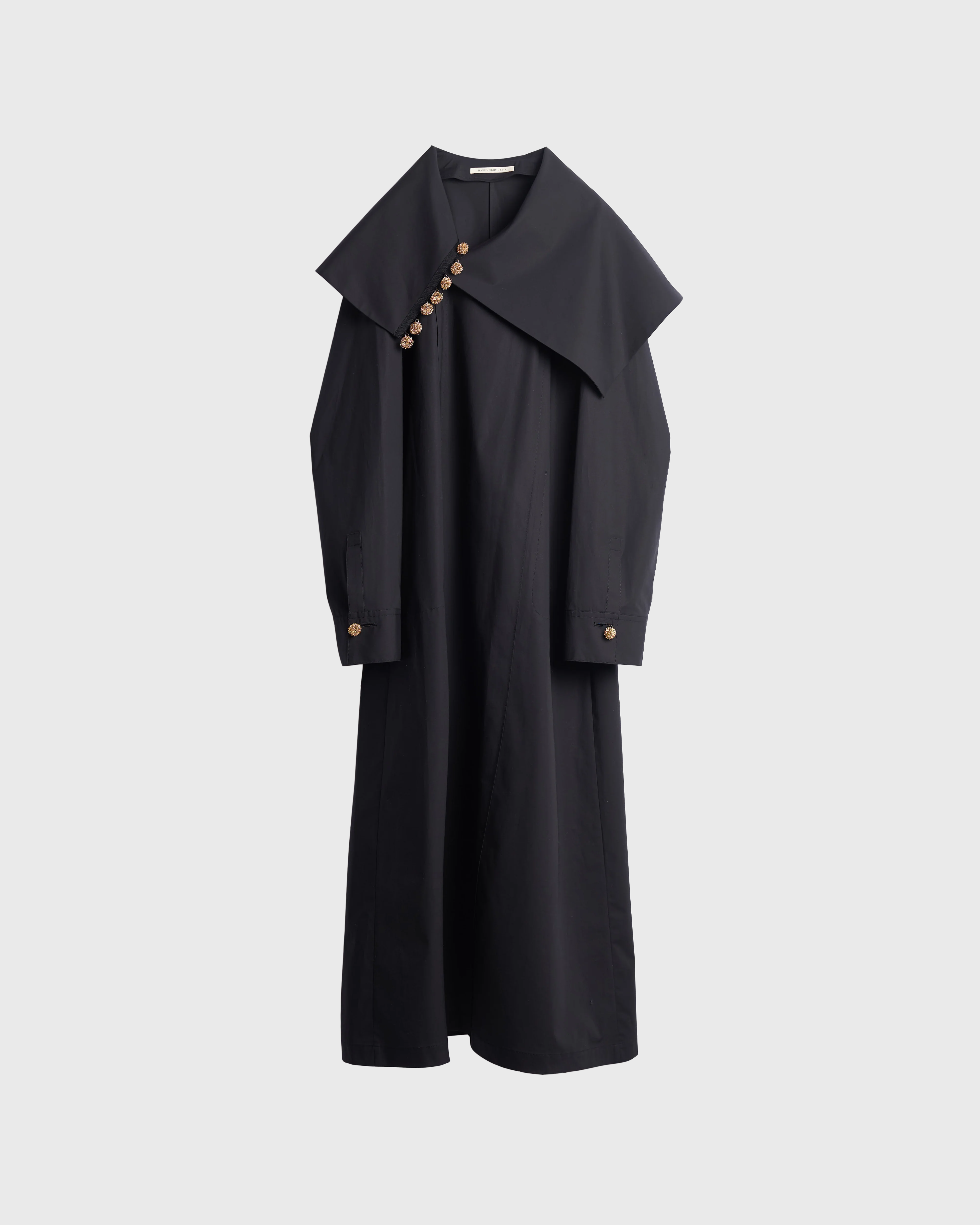 KAMILLA- COTTON POPLIN ASYMMETRY SHIRT DRESS