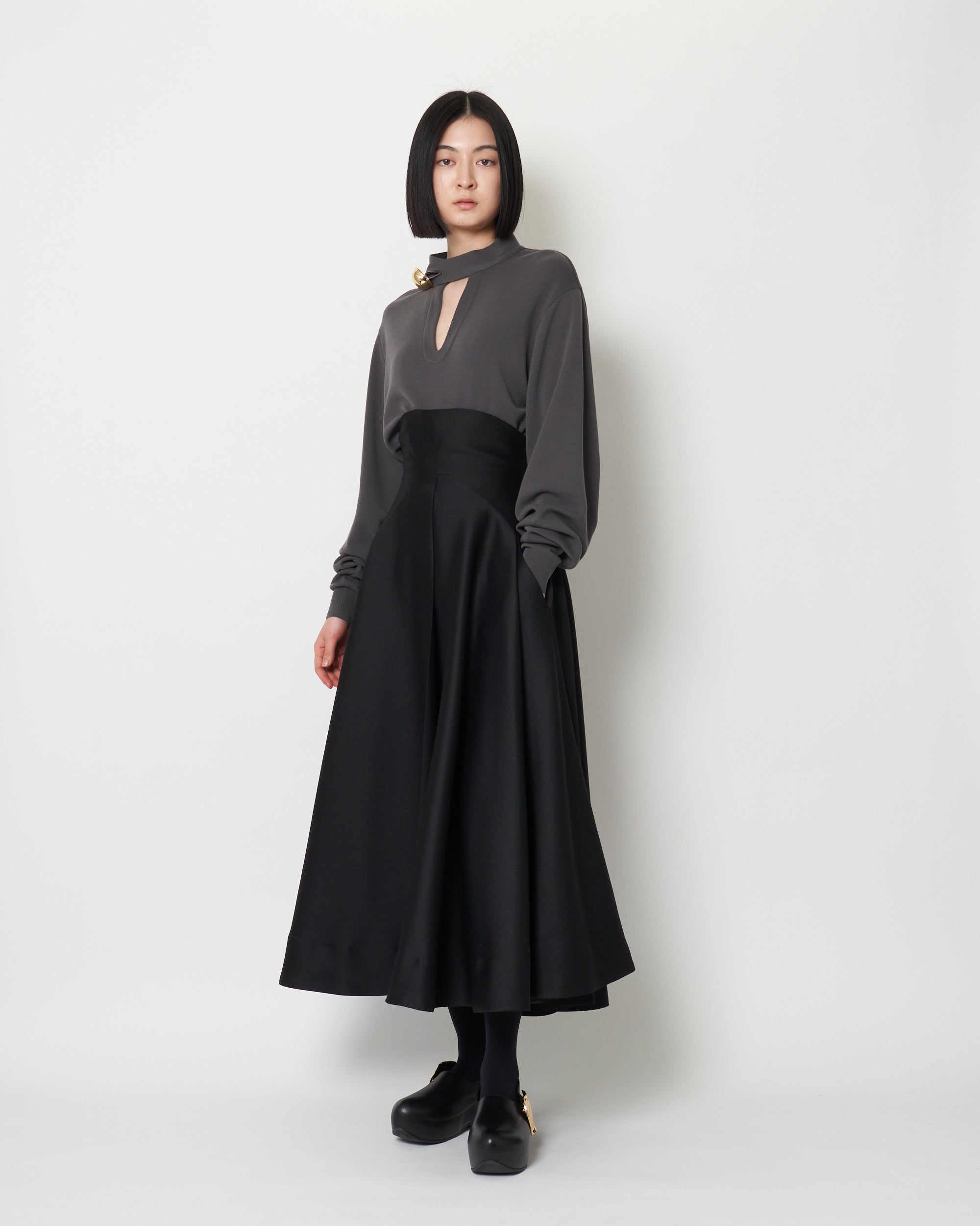 KELSEY - HIGH WAISTED FLARE SKIRT