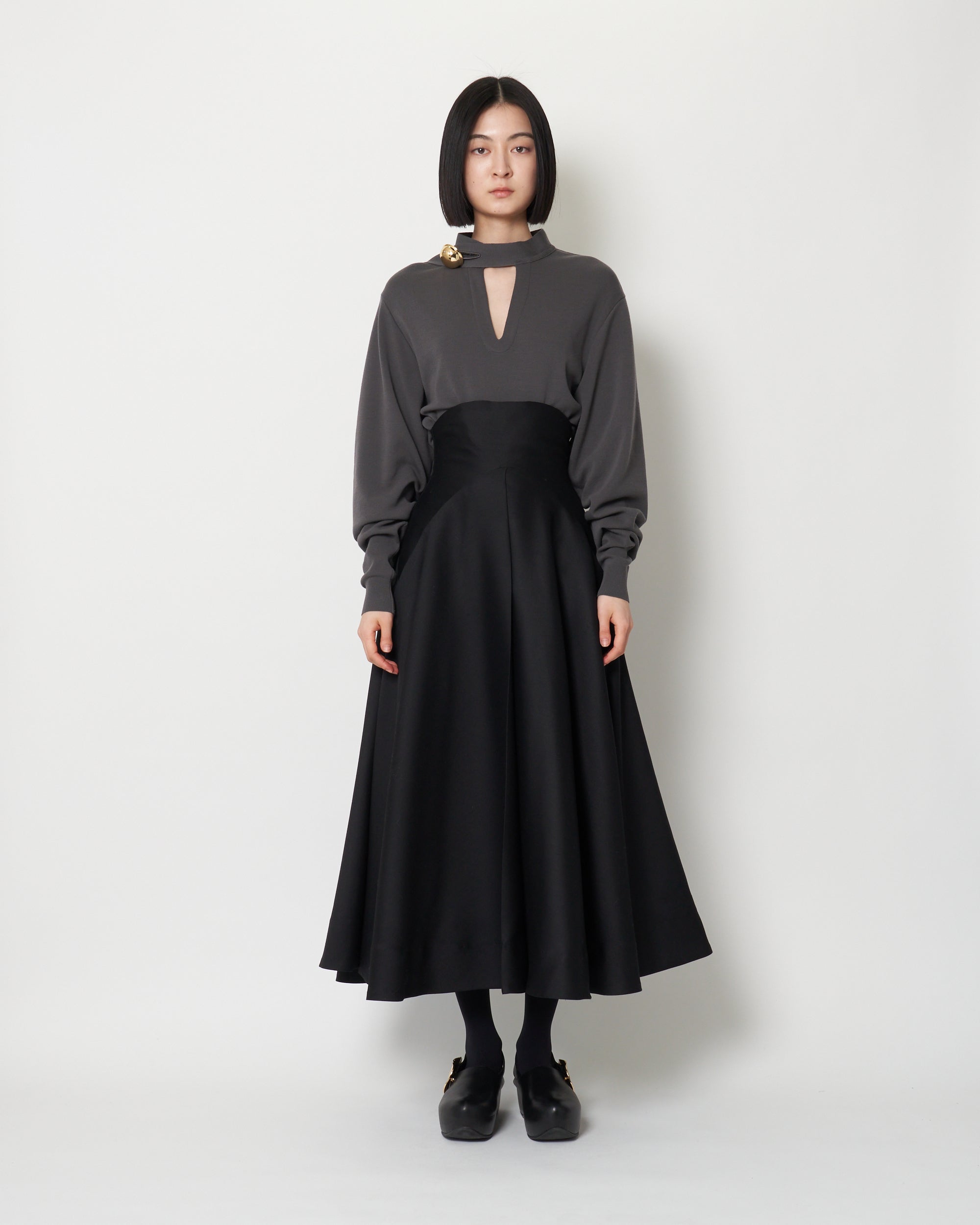 KELSEY - HIGH WAISTED FLARE SKIRT