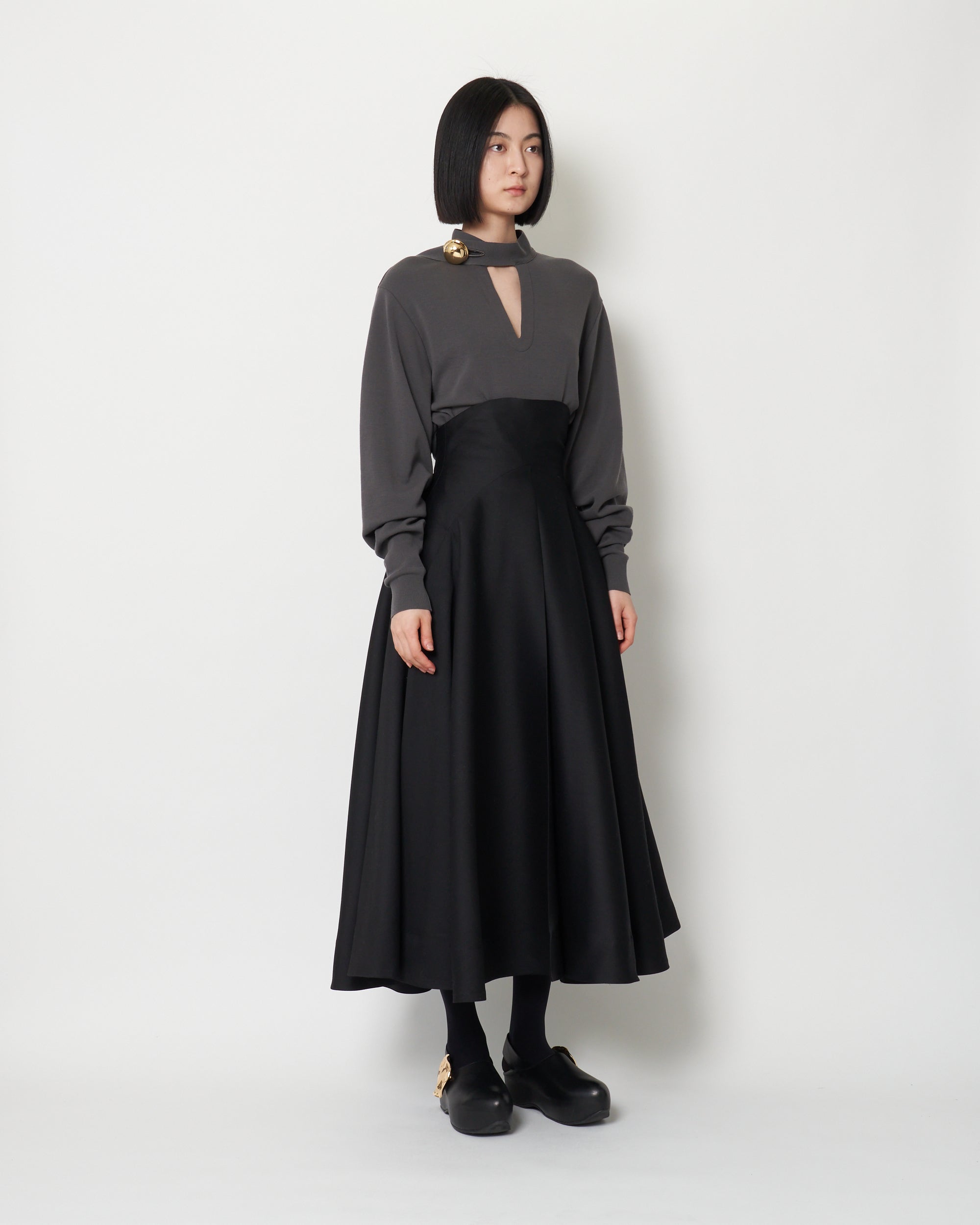 KELSEY - HIGH WAISTED FLARE SKIRT